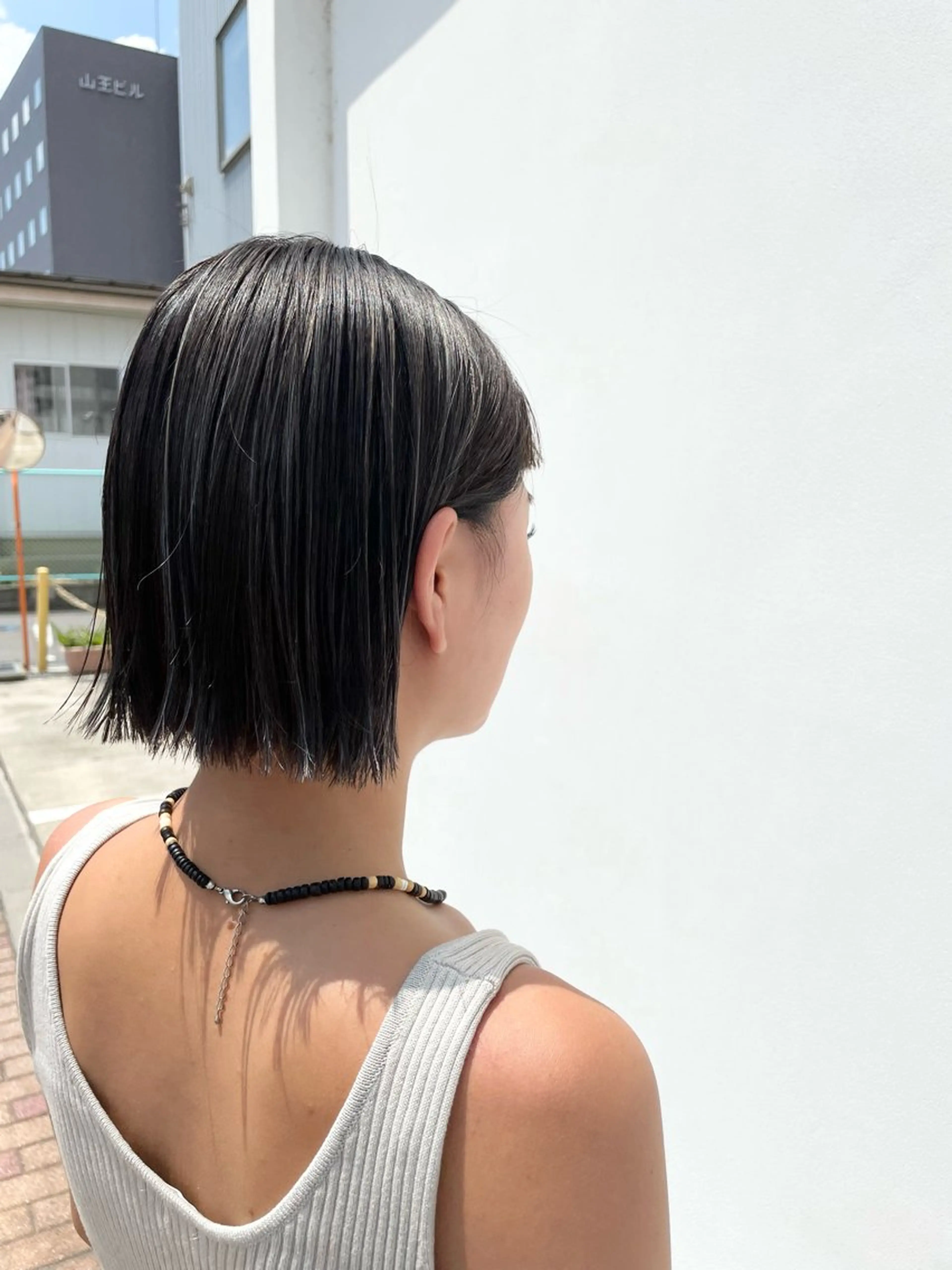 ショート カラー ヘアアレンジ 黒岩 梨沙のヘアスタイル