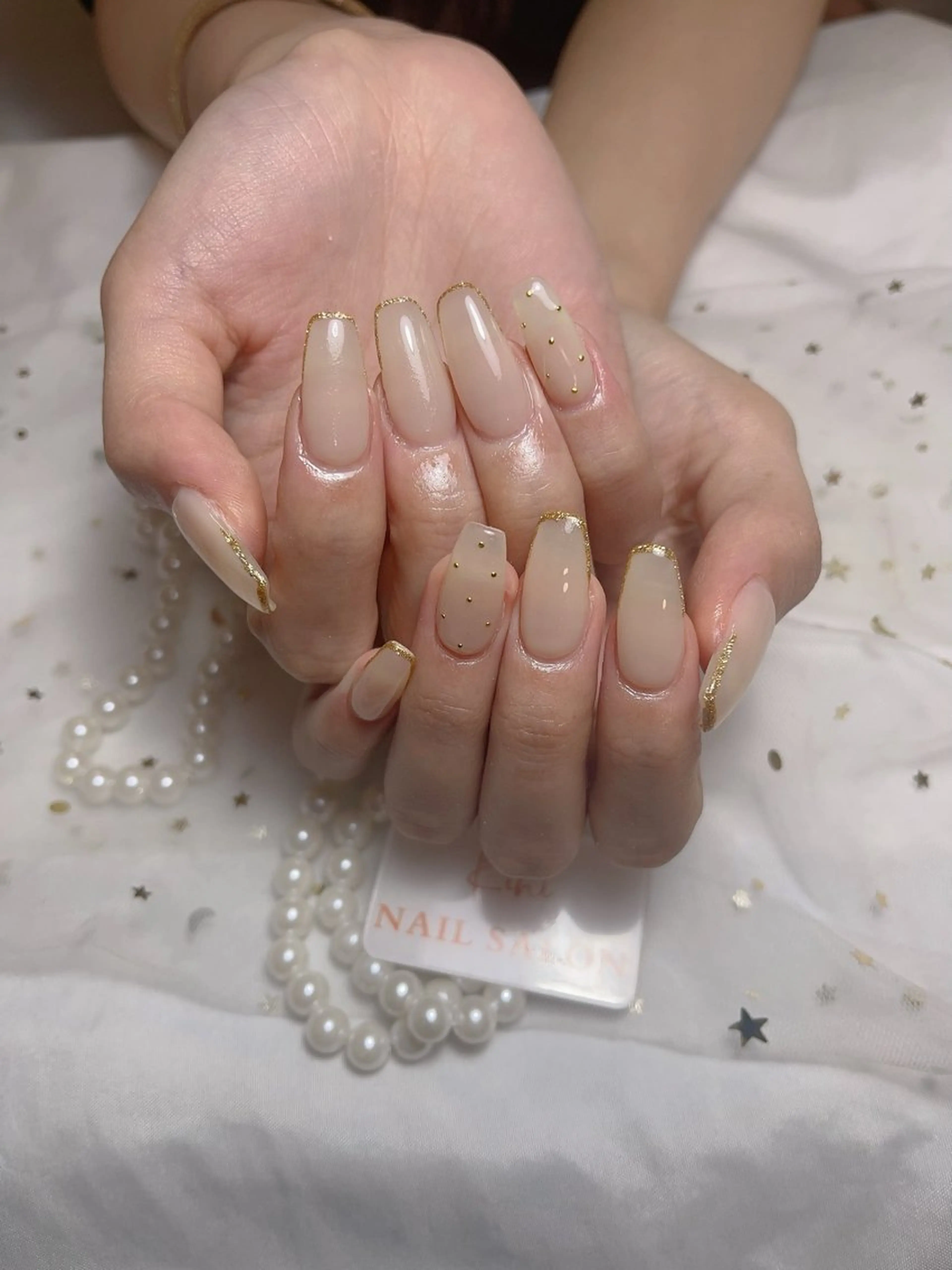 ネイル アートネイル フレンチネイル ジェルネイル グラデーション 韓国ネイル 💕鈴木ユリ パラジェル/オフ無料のネイルデザイン