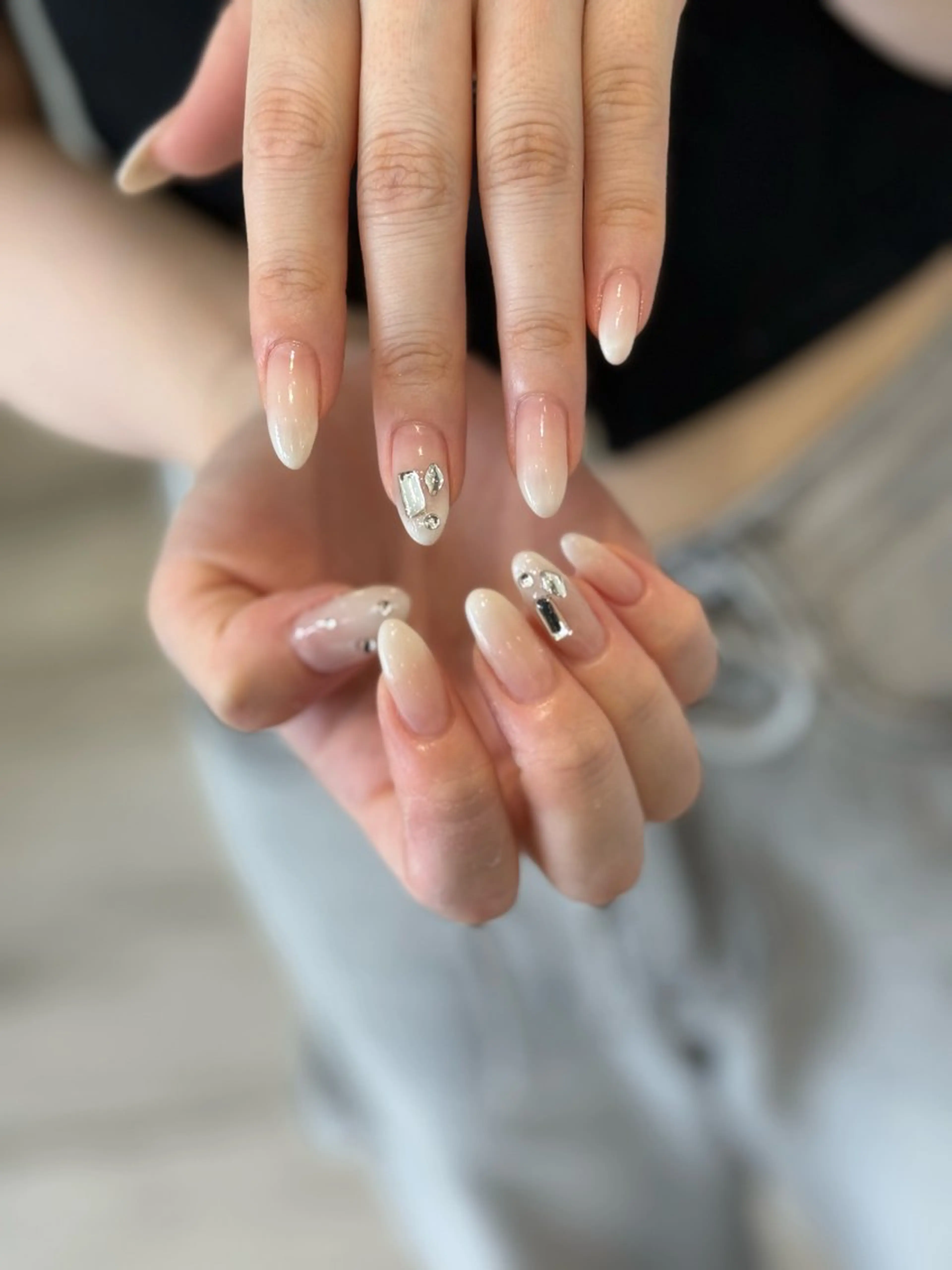 ネイル ホワイト ハンドネイル Manami /熊谷ネイルのネイルデザイン