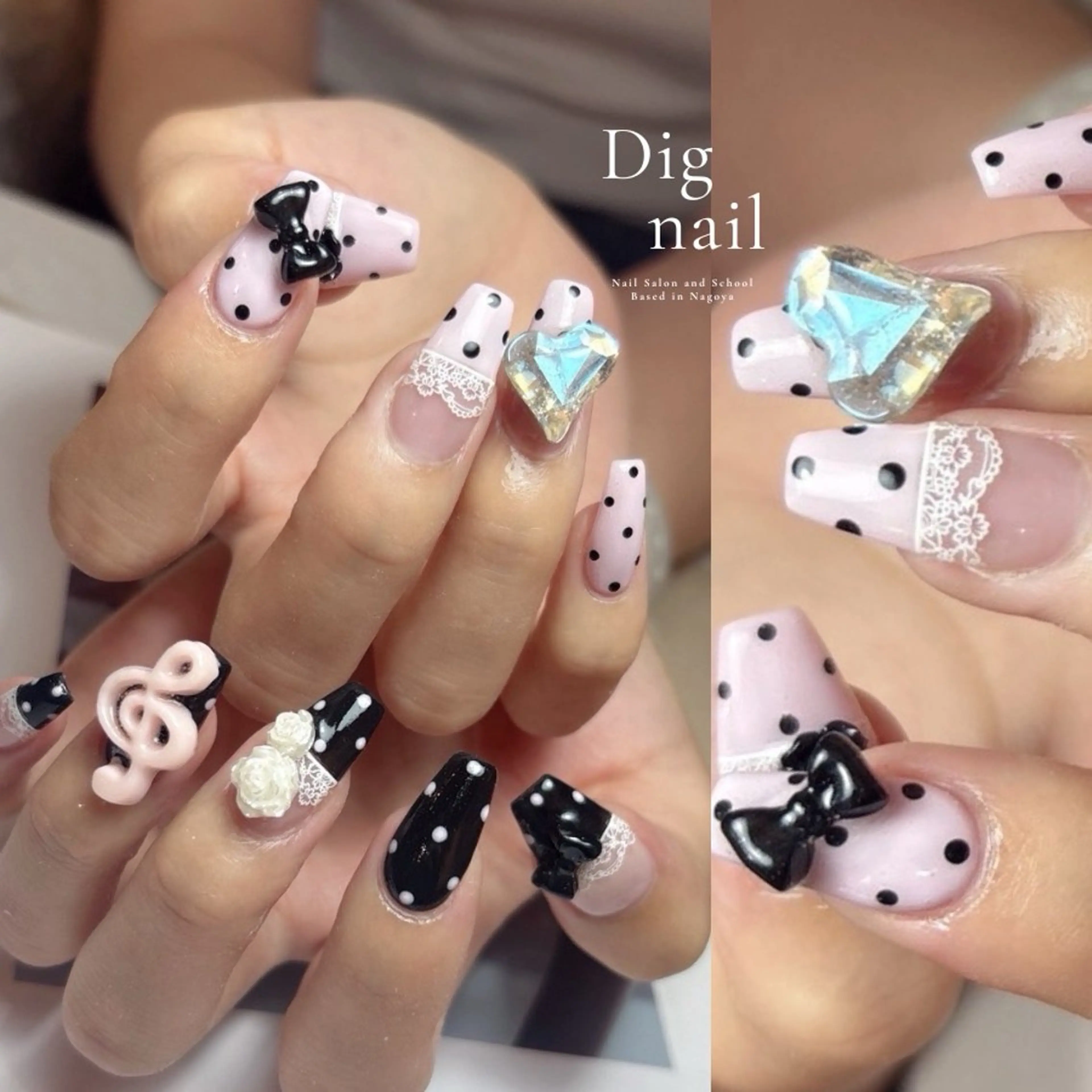 ネイル フットネイル フレンチネイル ジェルネイル ガーリー グラデーション ハンドネイル DigNail Moeのネイルデザイン