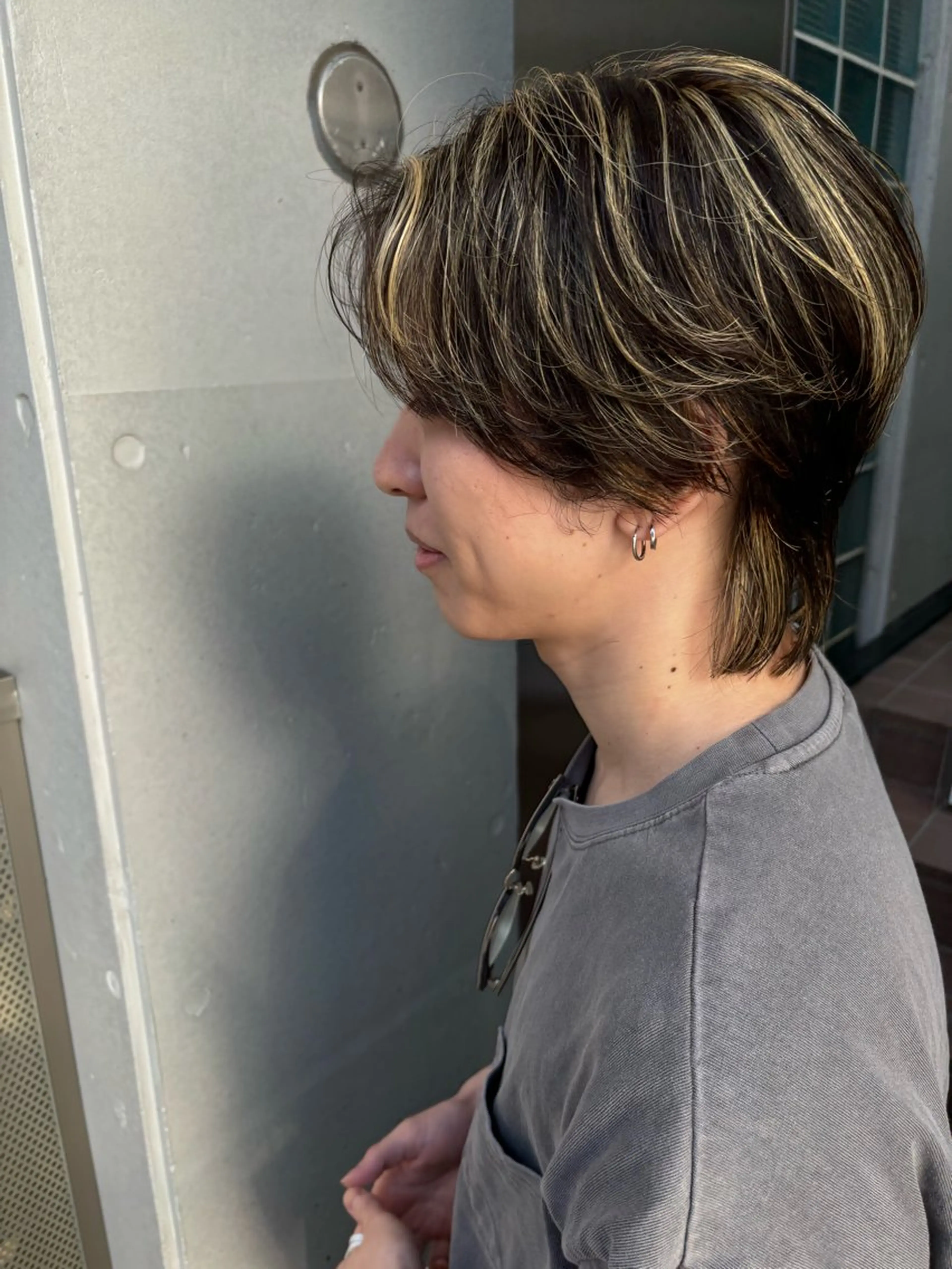 カラー メンズ 池田理紗/メンズ カット/切りっぱなしのヘアスタイル