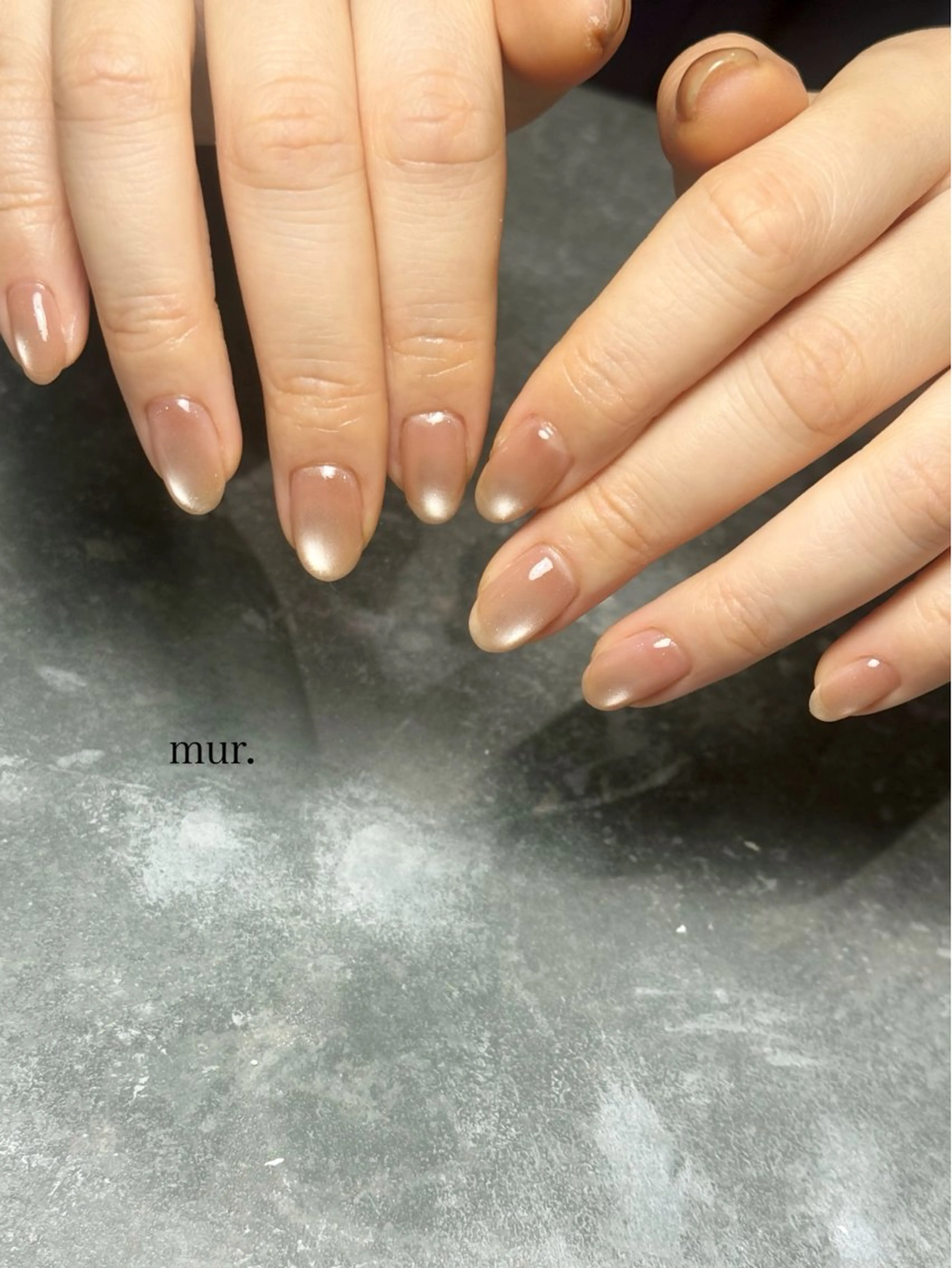 ネイル マグネットネイル ハンドネイル nail salon　mur.所属・mur. harukaのネイルデザイン