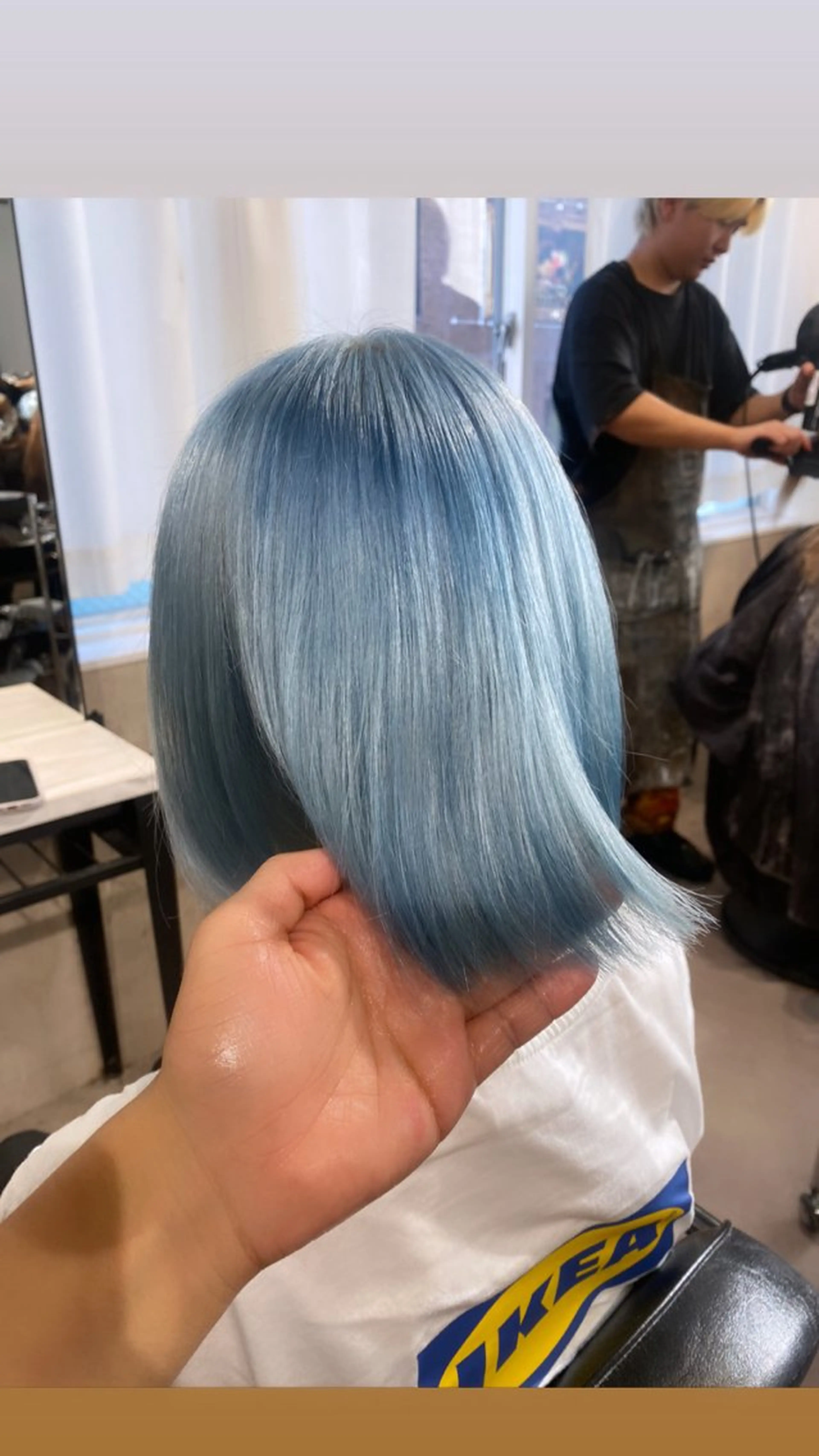 カラー ブリーチ ブルーカラー ハイトーンカラー ヘアカラー Seleneコウキ ブリーチ/ハイトーンのヘアスタイル