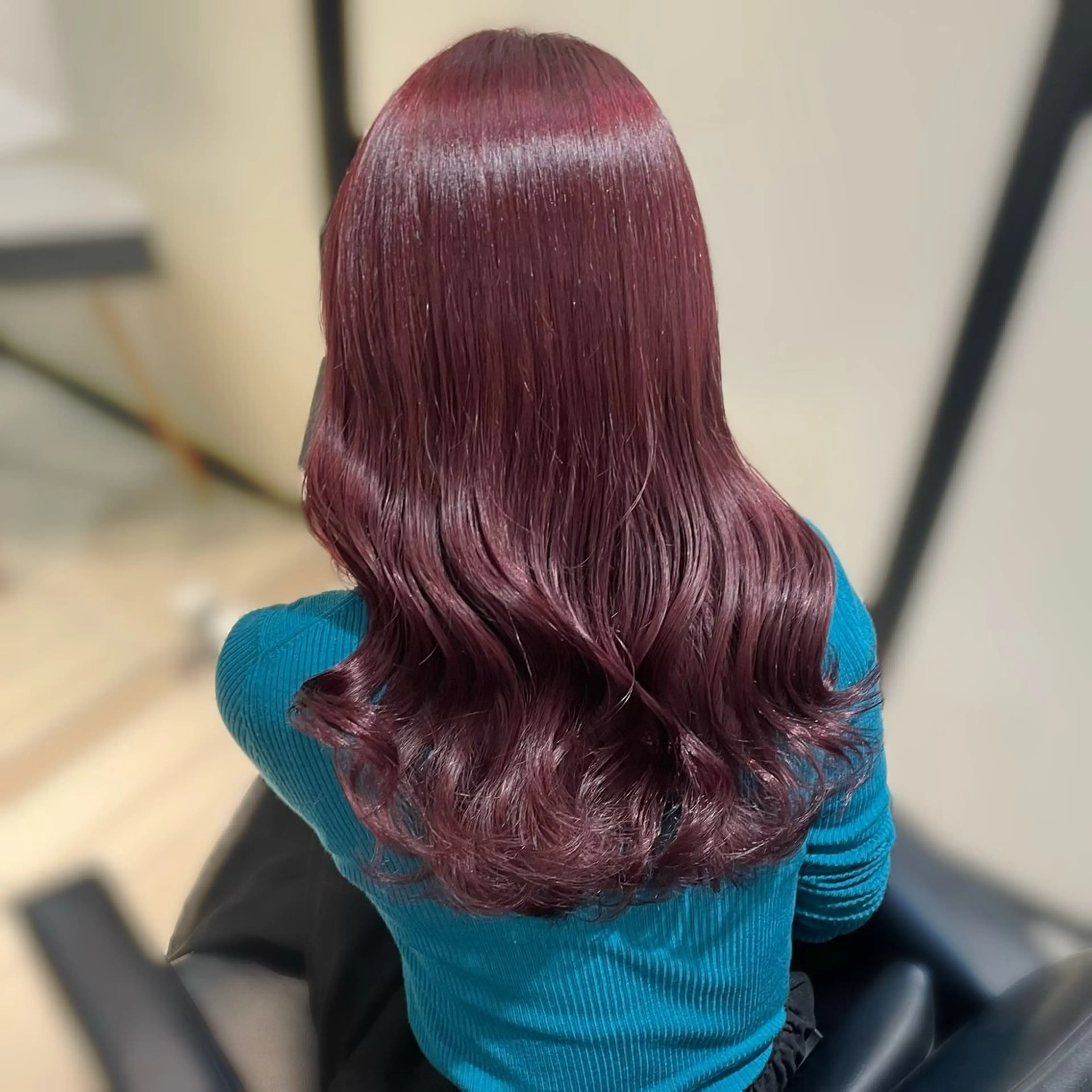 セミロング カラー カット ヘアカラー トリートメント kana ブリーチなしカラー✨のヘアスタイル