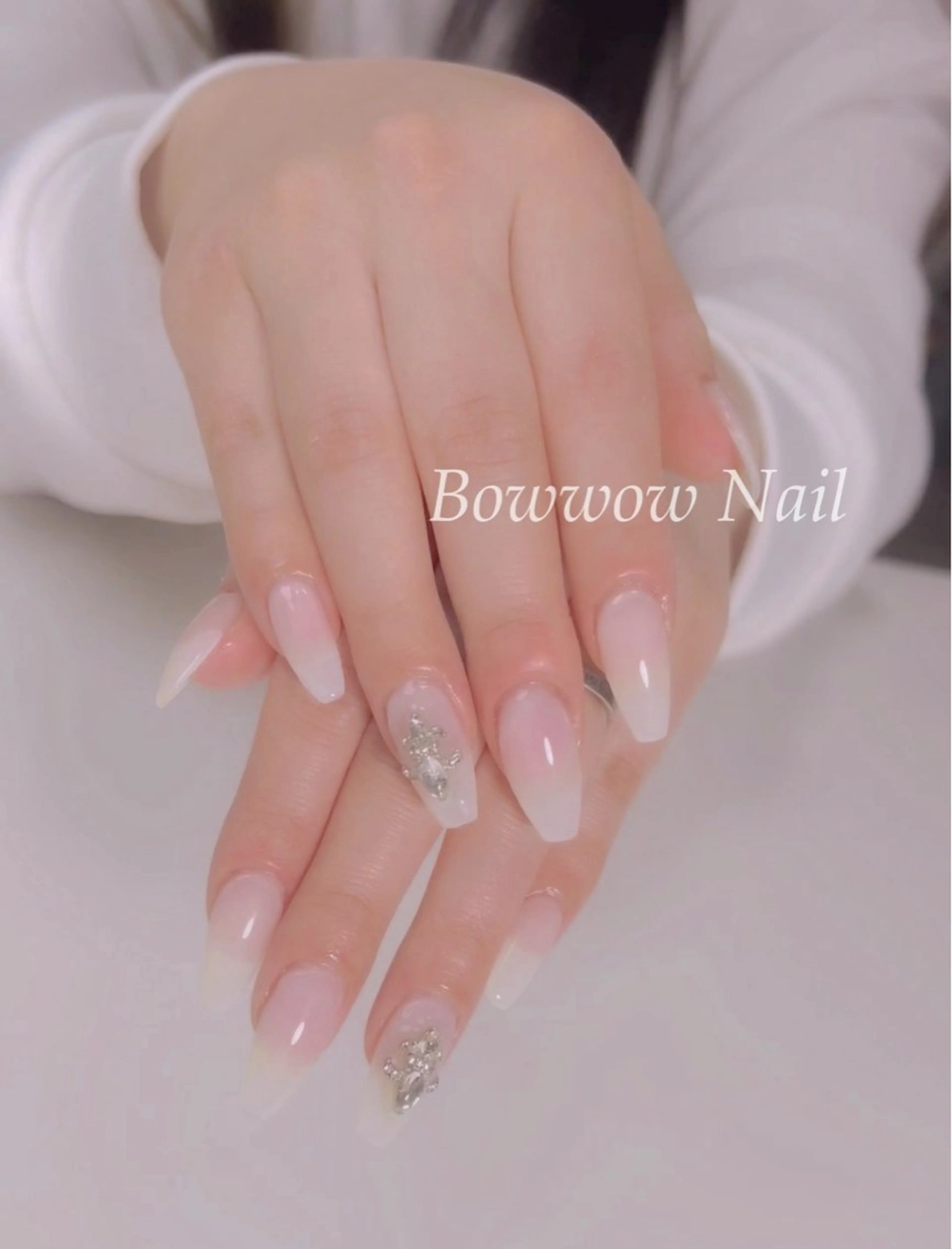 ネイル 韓国ネイル Bow wow Nail さや🧸のネイルデザイン