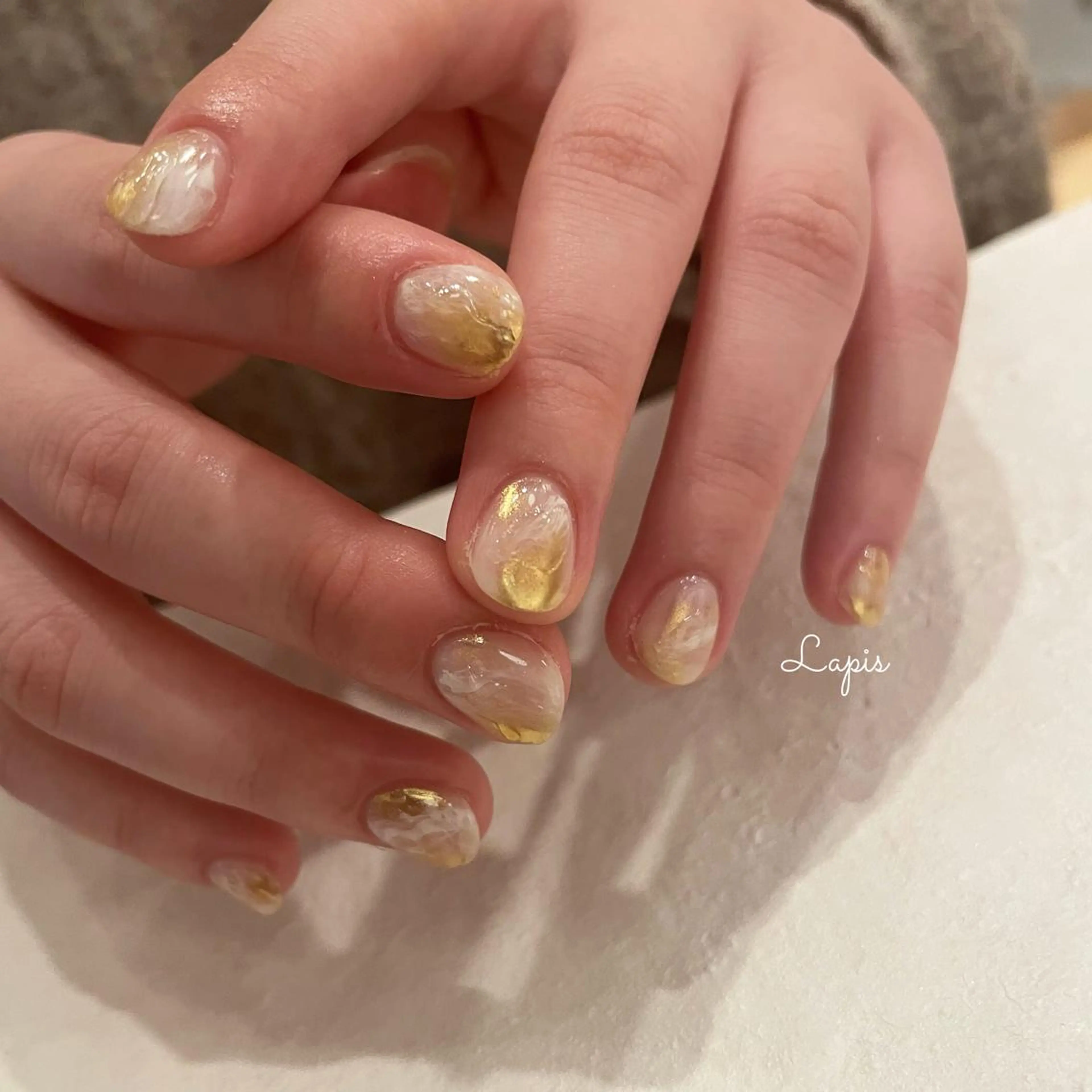 ネイル ハンドネイル Lapis *のネイルデザイン