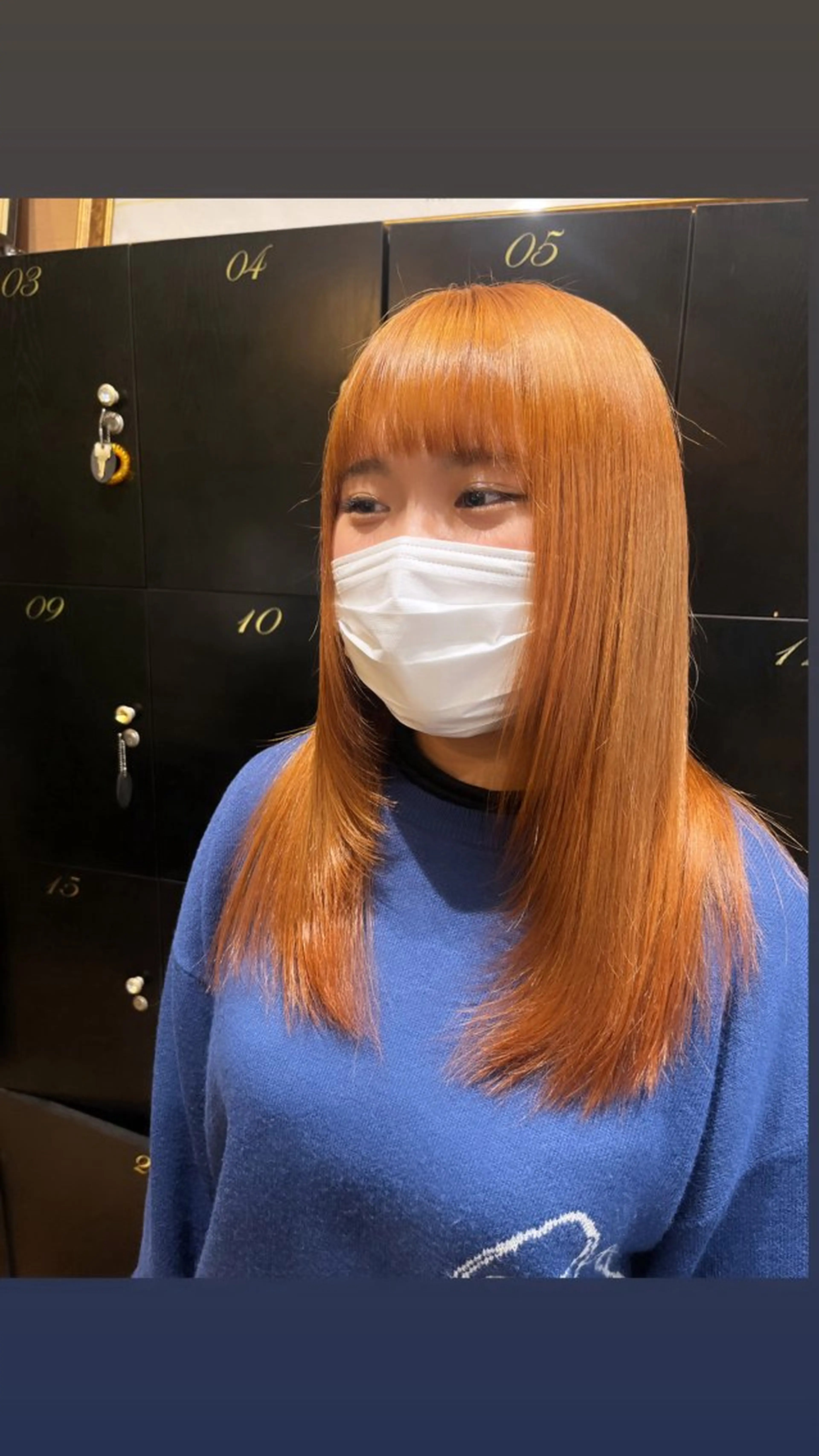 セミロング カラー 🧸 EARTH 佃 萌海 ☁️のヘアスタイル