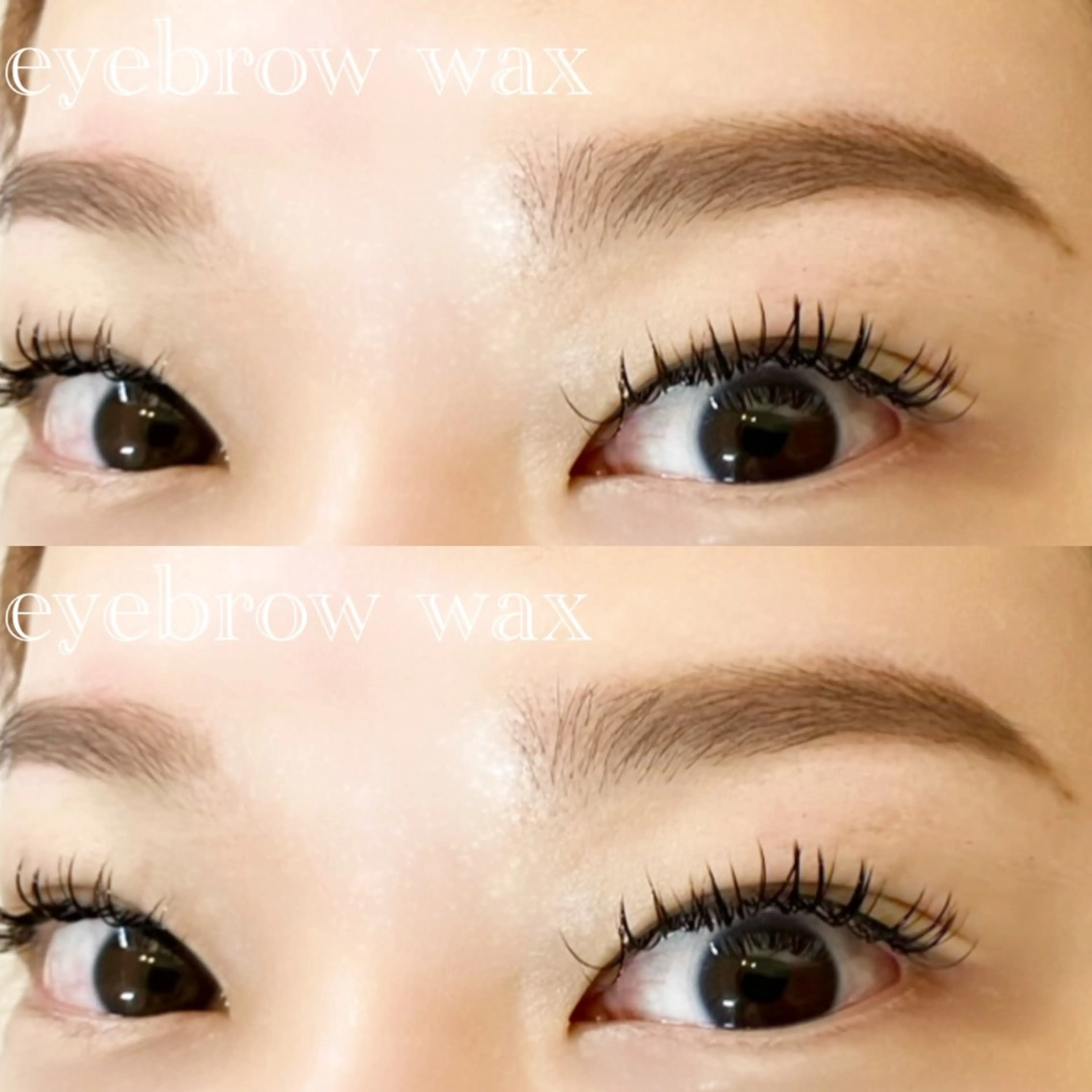 🩵ミニモ学割🩵U24🩵メンズの方も🙆‍♀️美眉アイブロウWaxスタイリング✨毛量調整×間引き✨の写真