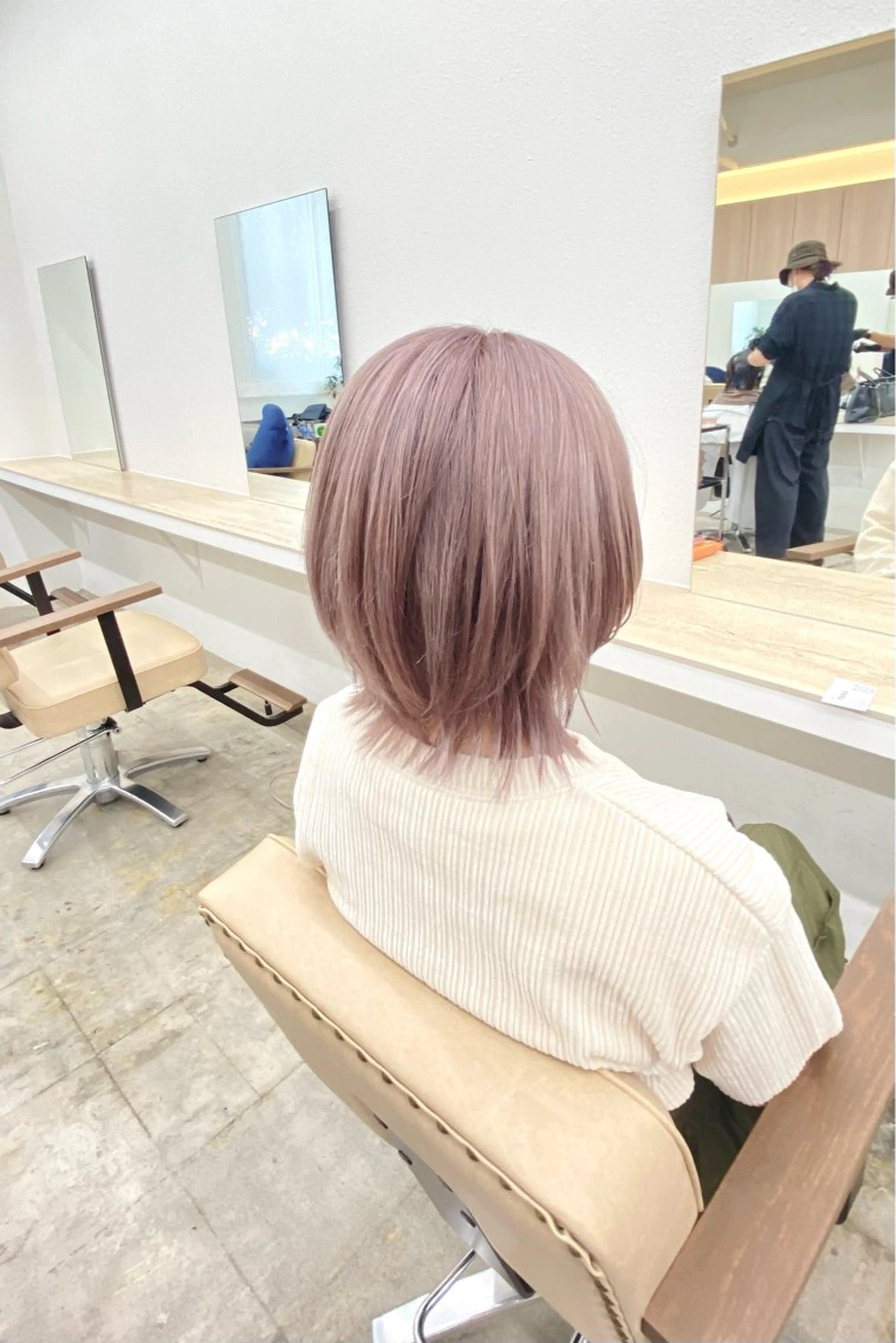 ミディアム カラー カット ヘアカラー トリートメント BOB🌟ハイトーン /ブリーチ/TAKUのヘアスタイル