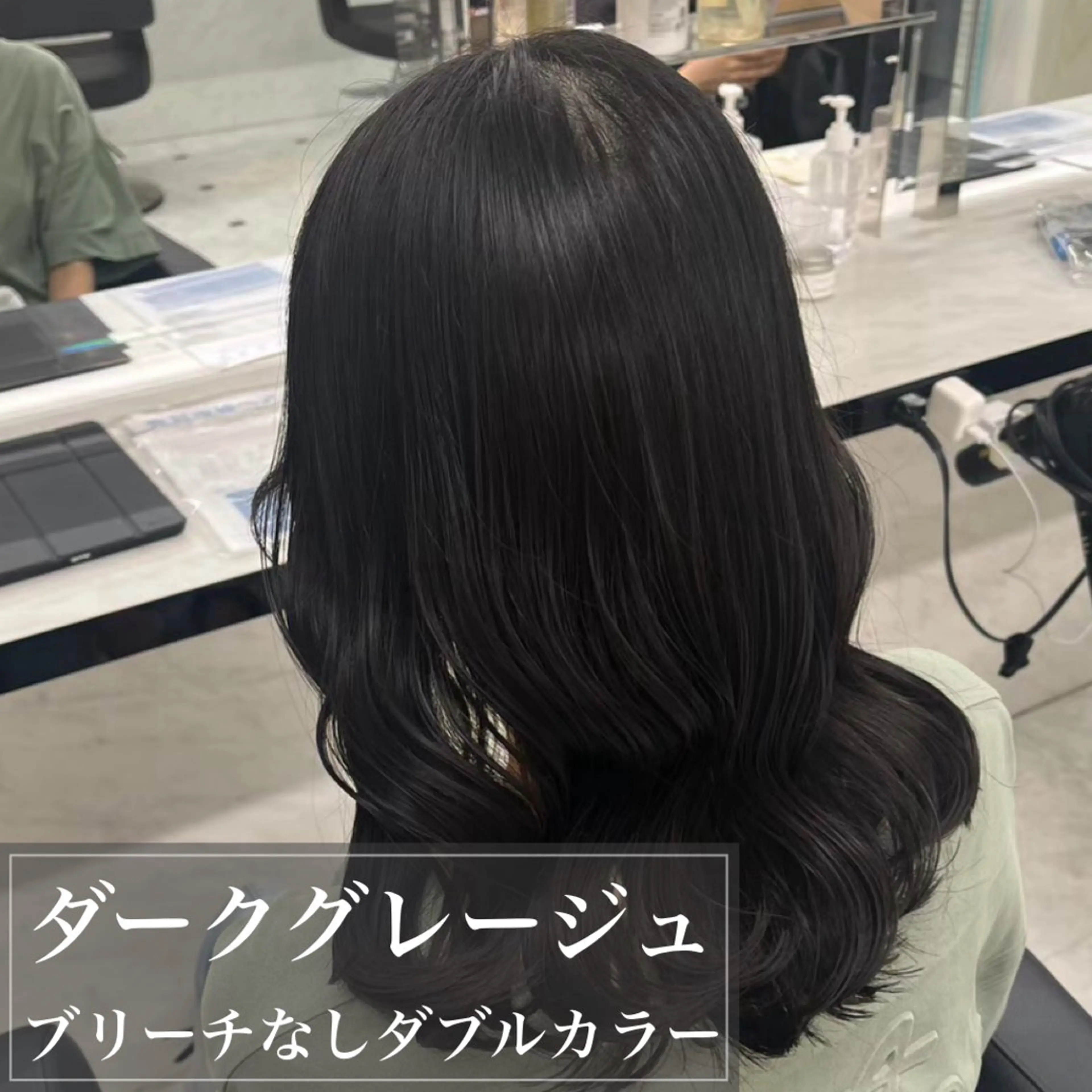 セミロング カラー ヘアアレンジ ブリーチ 髪質改善 似合わせカット 🫧艶感  ハイトー ン／ブリーチ🫧のヘアスタイル