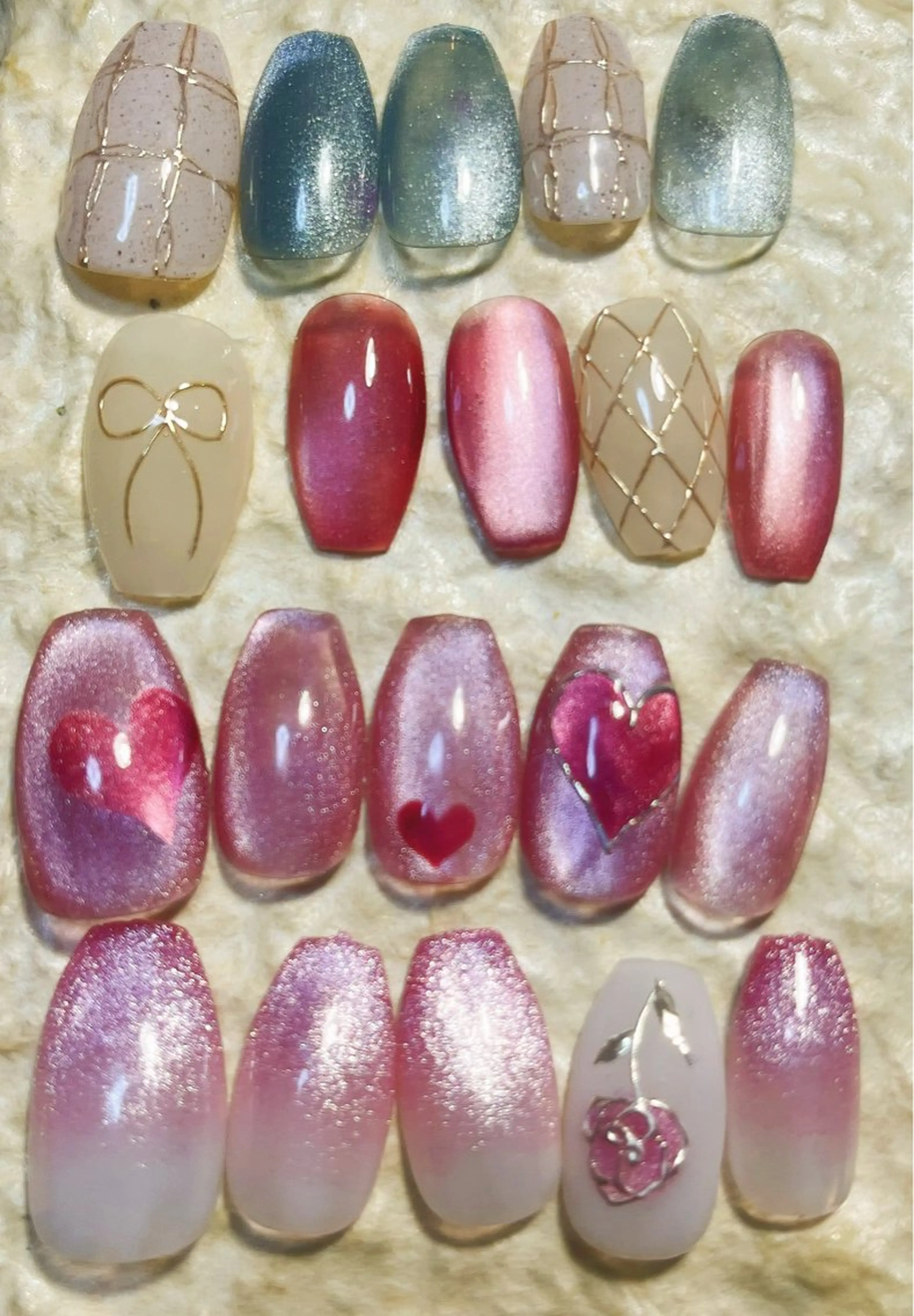 ネイル アートネイル マグネットネイル ミラーネイル Nail Space R所属・ネイルスペースR 小林のネイルデザイン