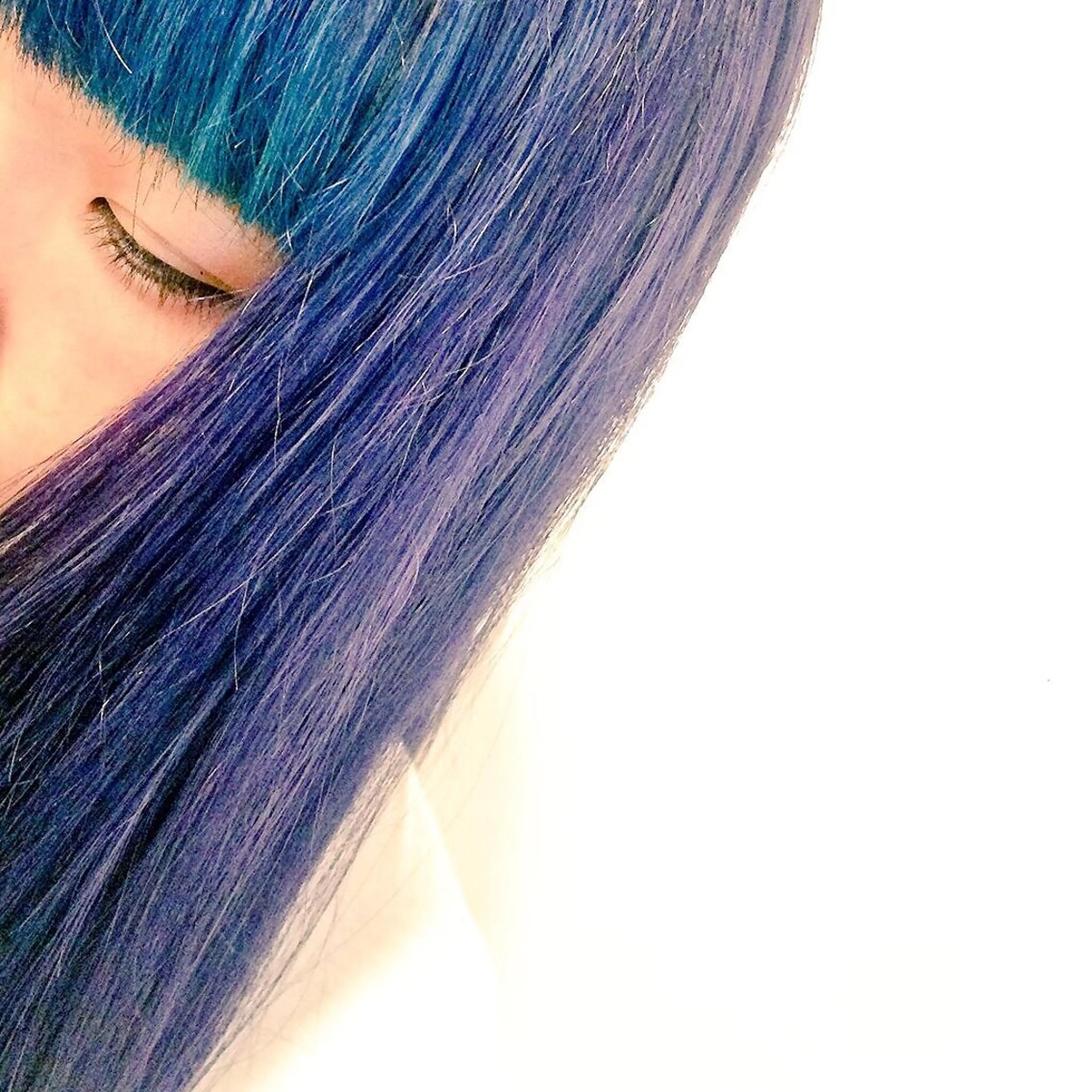 ロング カラー ブルーカラー Maestro所属・🪼個性、雰囲気🪼 ⛈オカダ🎧のヘアスタイル