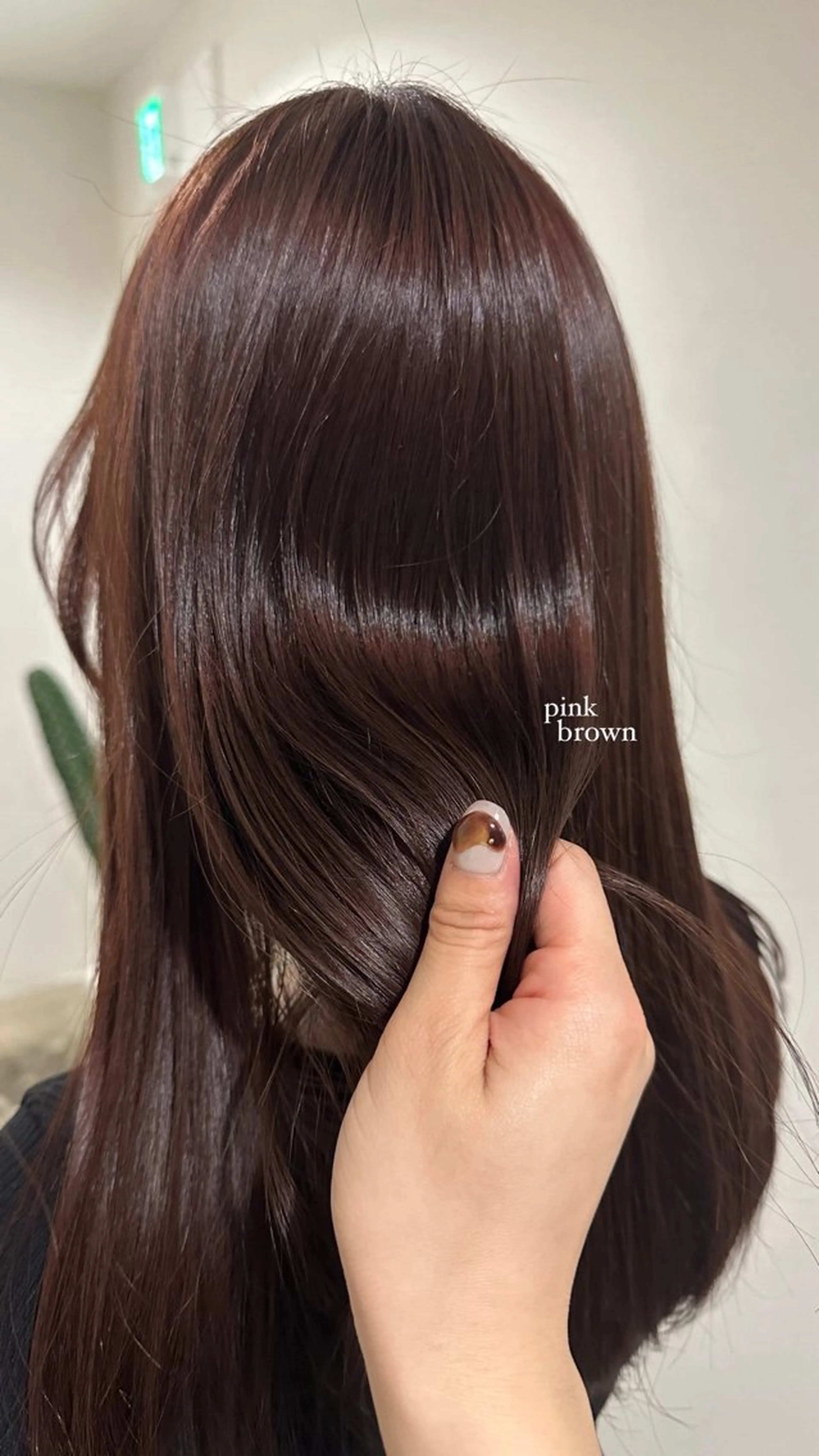 カラー ピンクカラー 髪質改善/似合わせ カラー/レイヤーのヘアスタイル