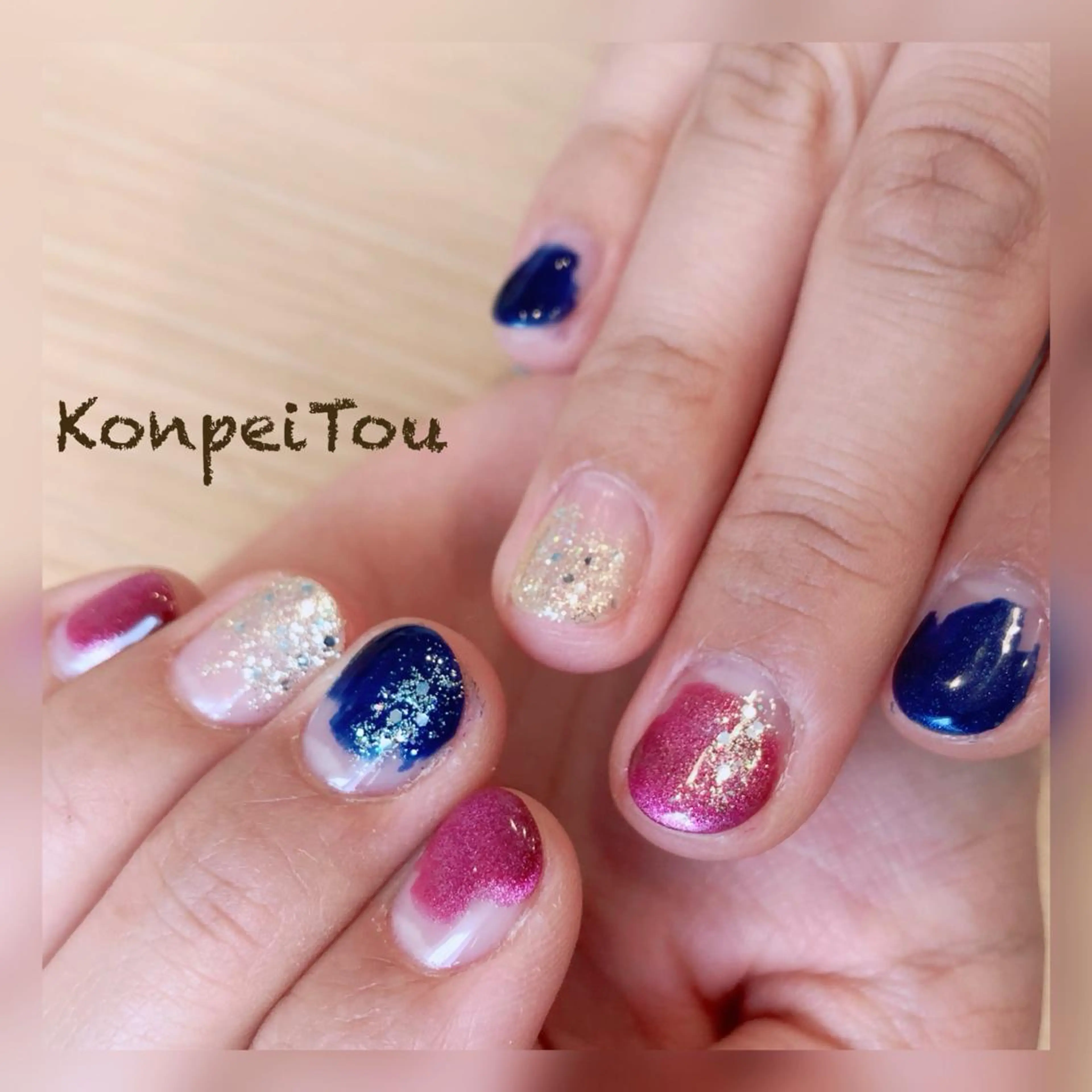 ネイル おうちのネイルサロン　konpeiTou〜こんぺいとう〜所属・おうちのネイルサロン KonpeiTouのネイルデザイン