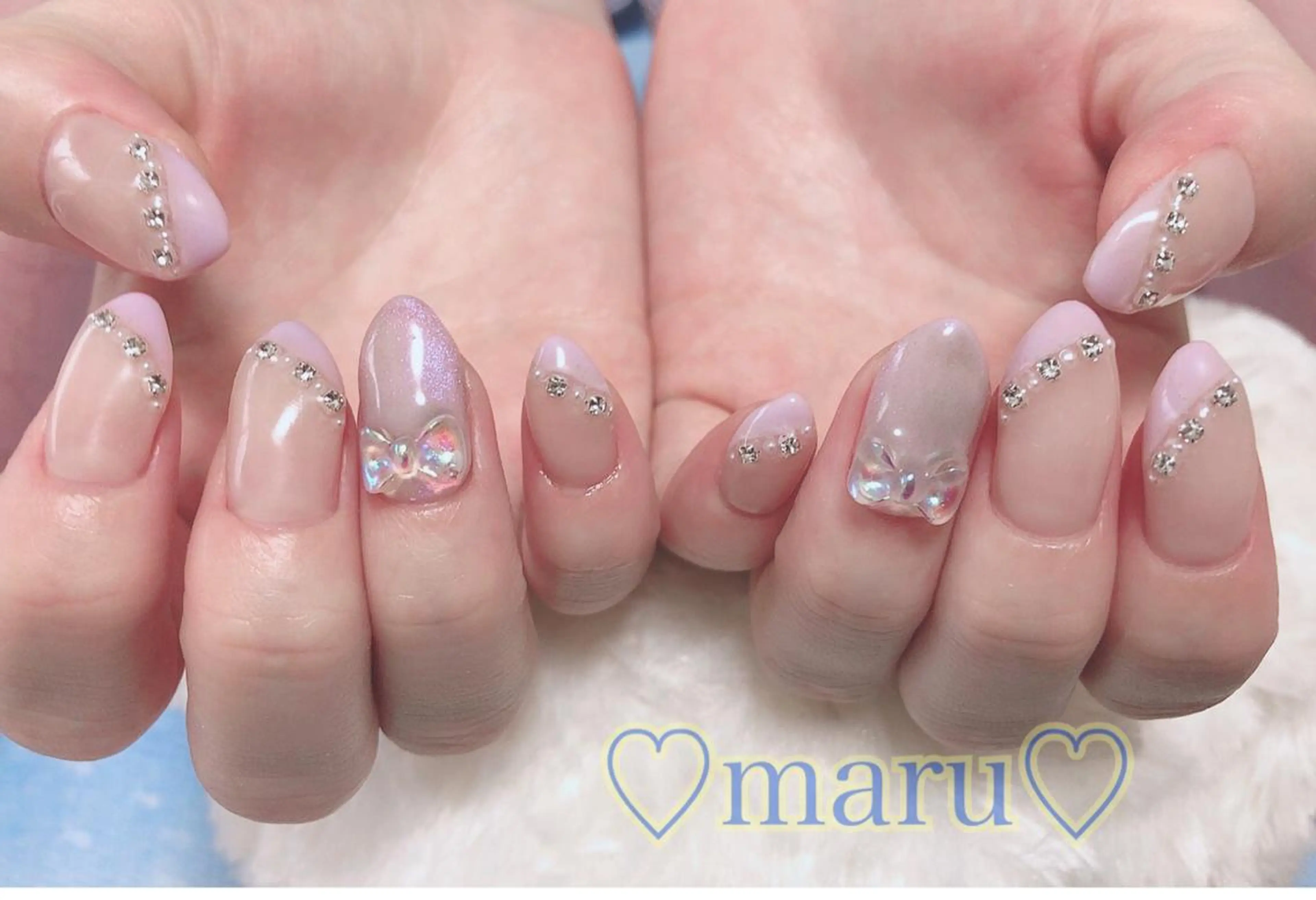 ネイル ハンドネイル フットネイル まるみ ♡のネイルデザイン