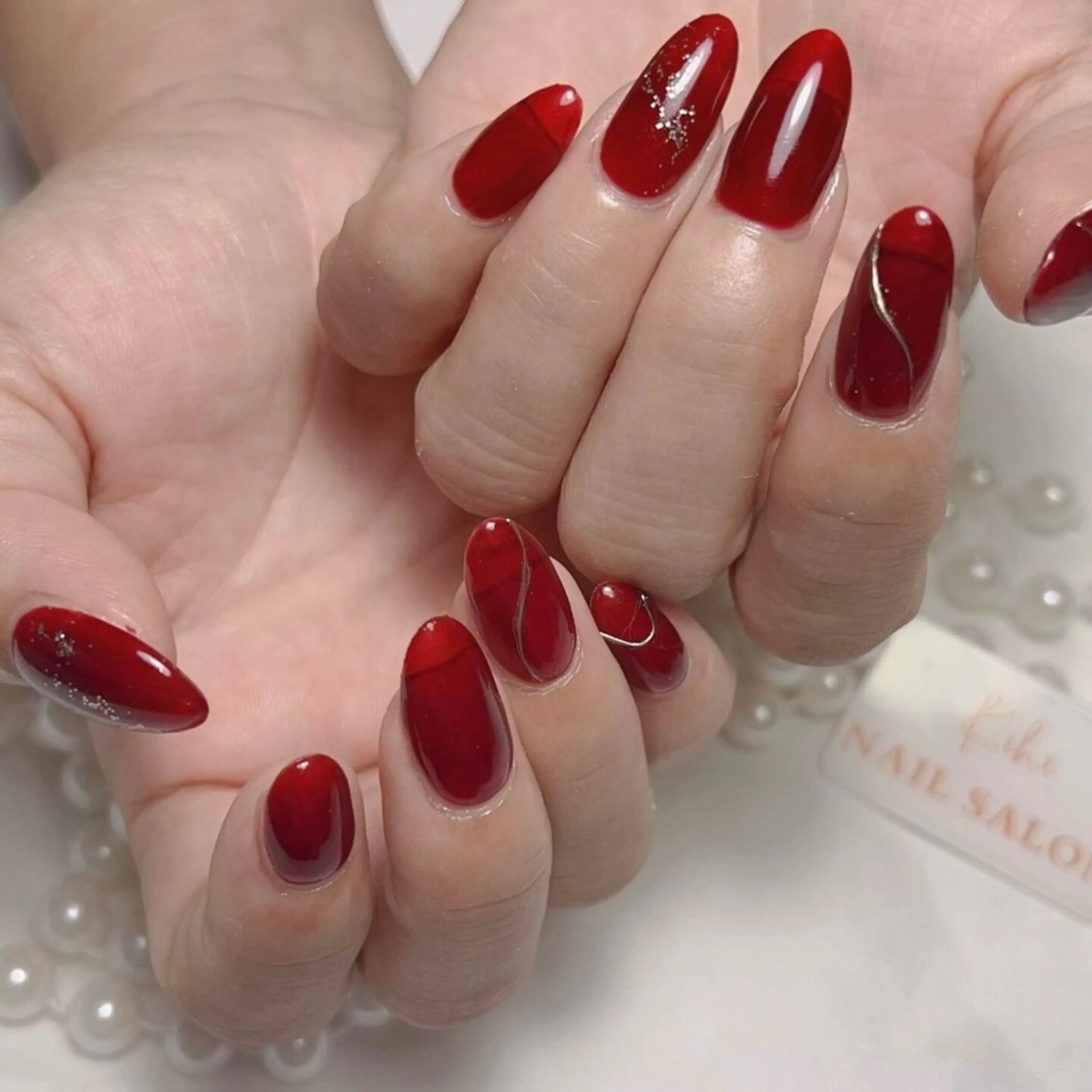 ネイル アートネイル フレンチネイル ジェルネイル グラデーション 韓国ネイル ハンドネイル ハンドケア さくら💮💮 【オフ無料】のネイルデザイン