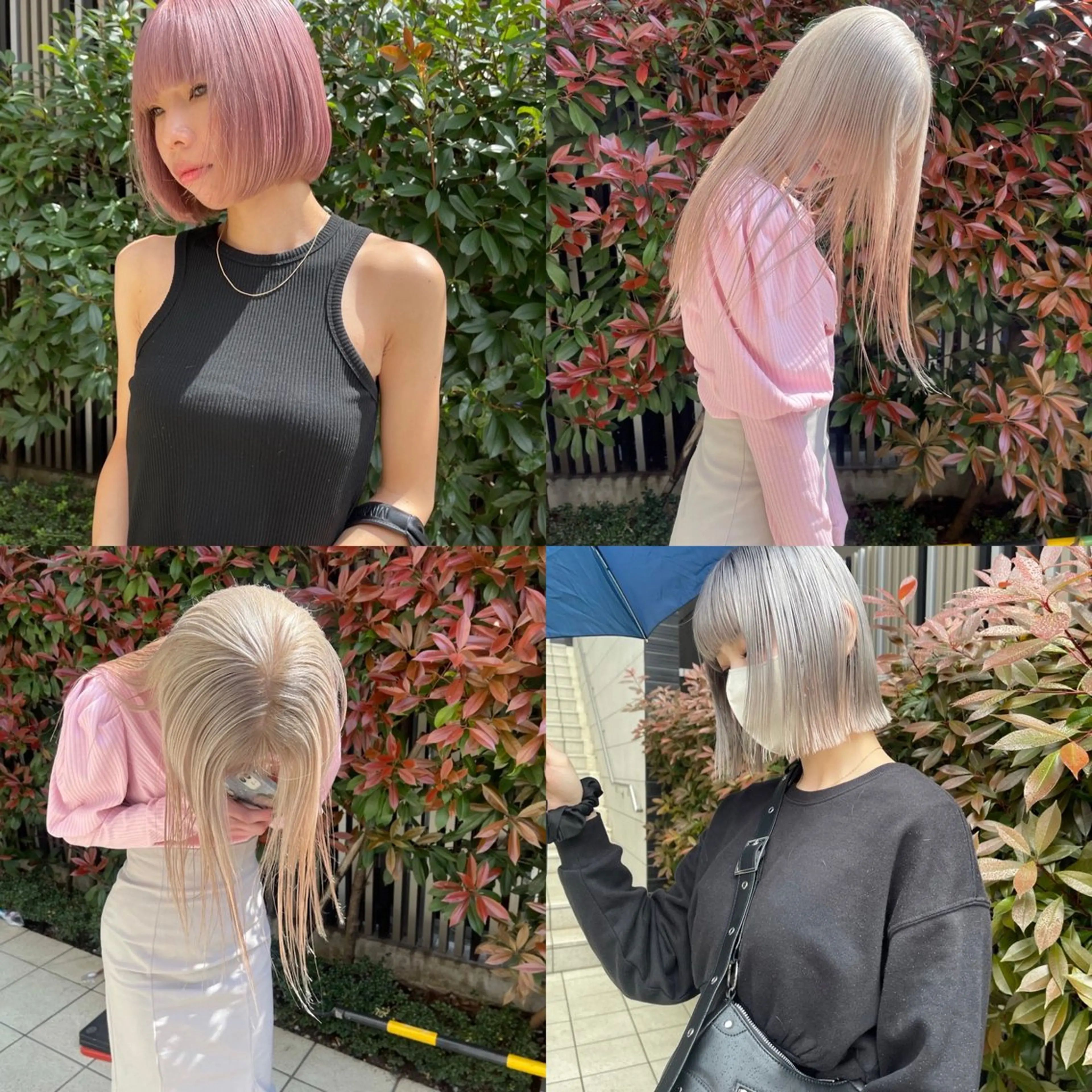 カット+ダブルカラー+3ステップトリートメント【ブリーチ、ケアブリーチ、ハイトーン、ブロンド】の写真