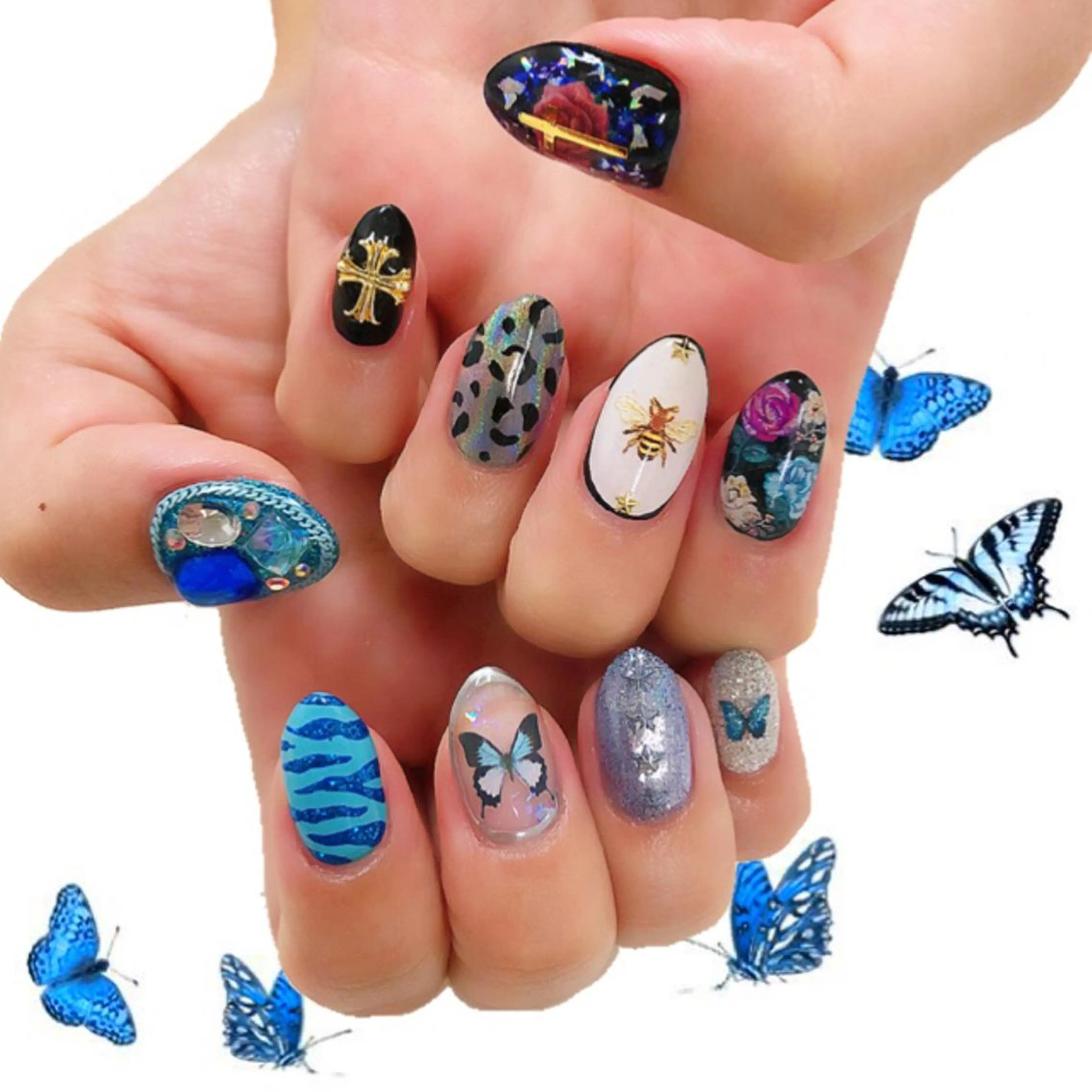 ネイル 持ち込み ハンドネイル フットネイル mi chiのネイルデザイン