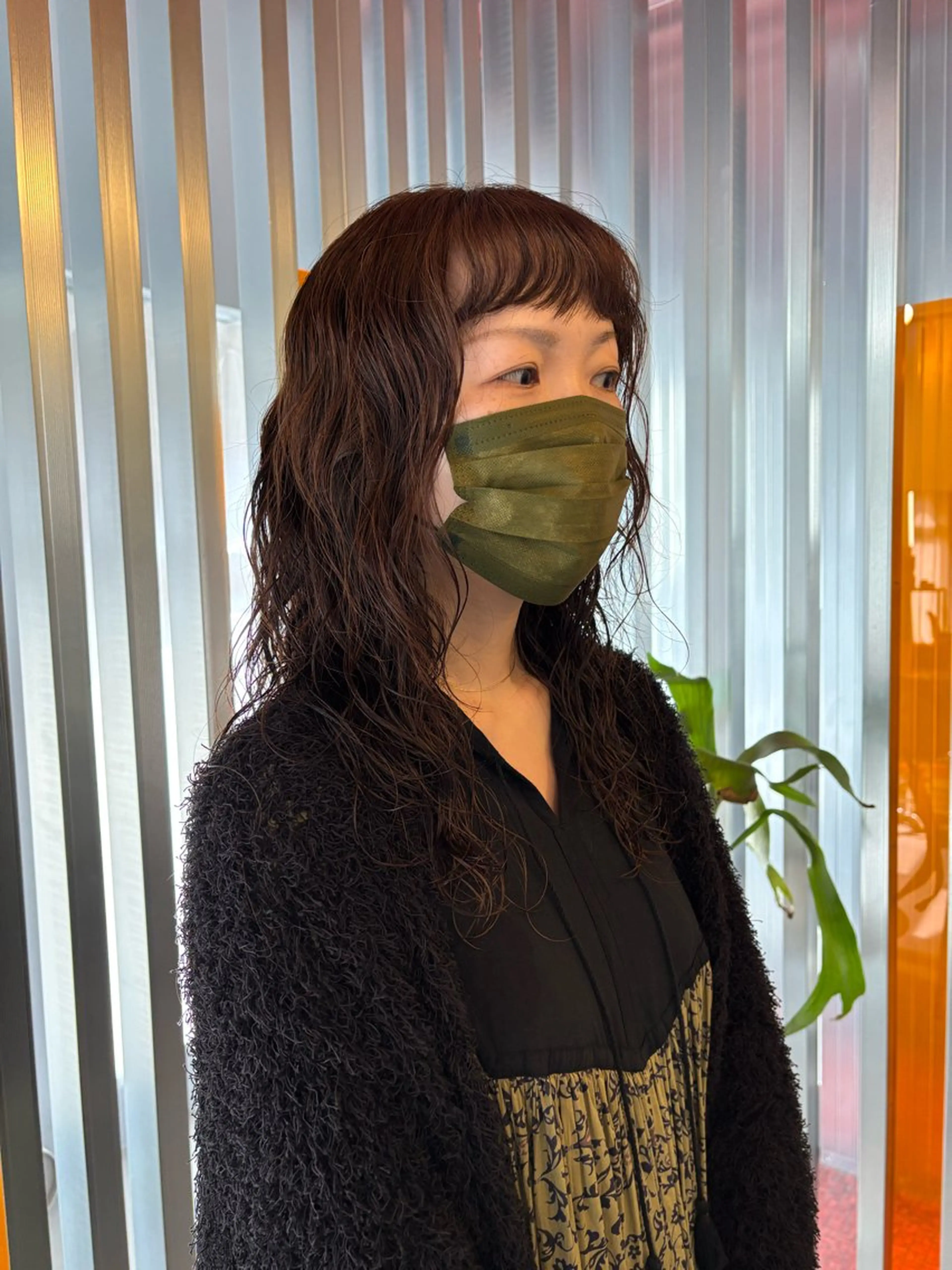 ロング カット パーマ 浦野 未来のヘアスタイル