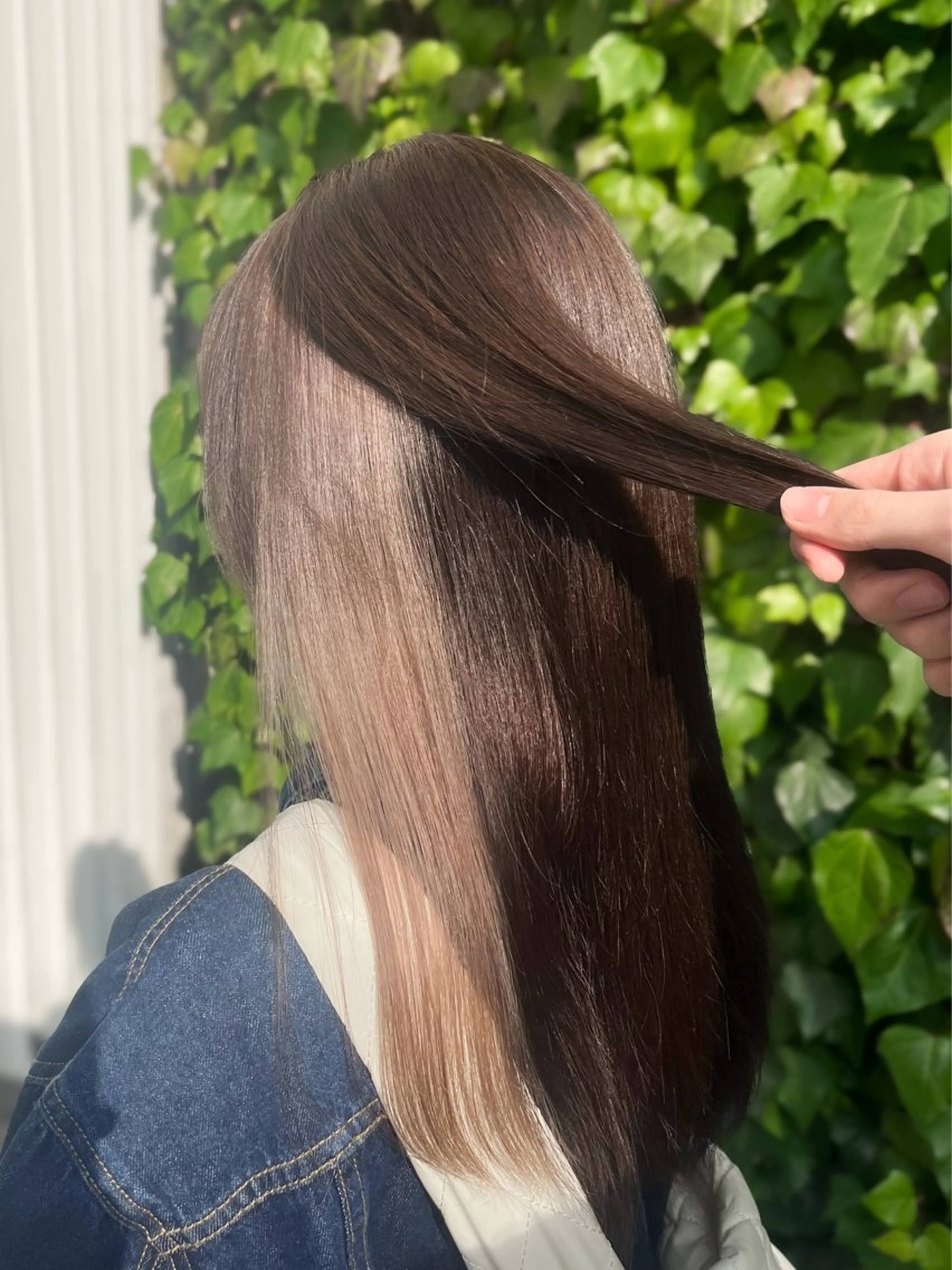 カラー ブリーチ ダブルカラー ハイトーンカラー ブリーチなしカラー ウルフとデザイン カラーの神のヘアスタイル