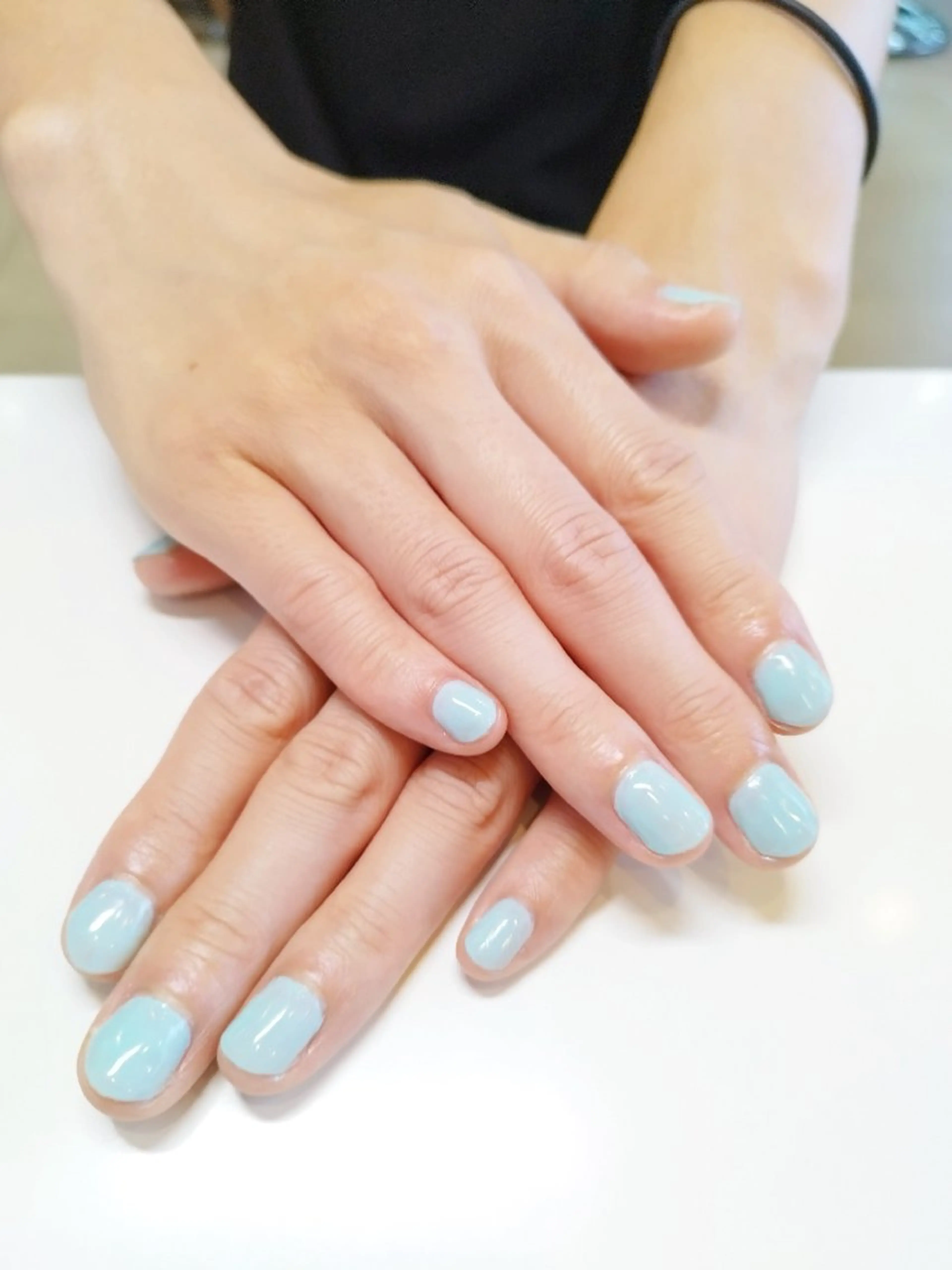 ネイル ブルー ジェルネイル メンズネイル YOCO ネイルのネイルデザイン