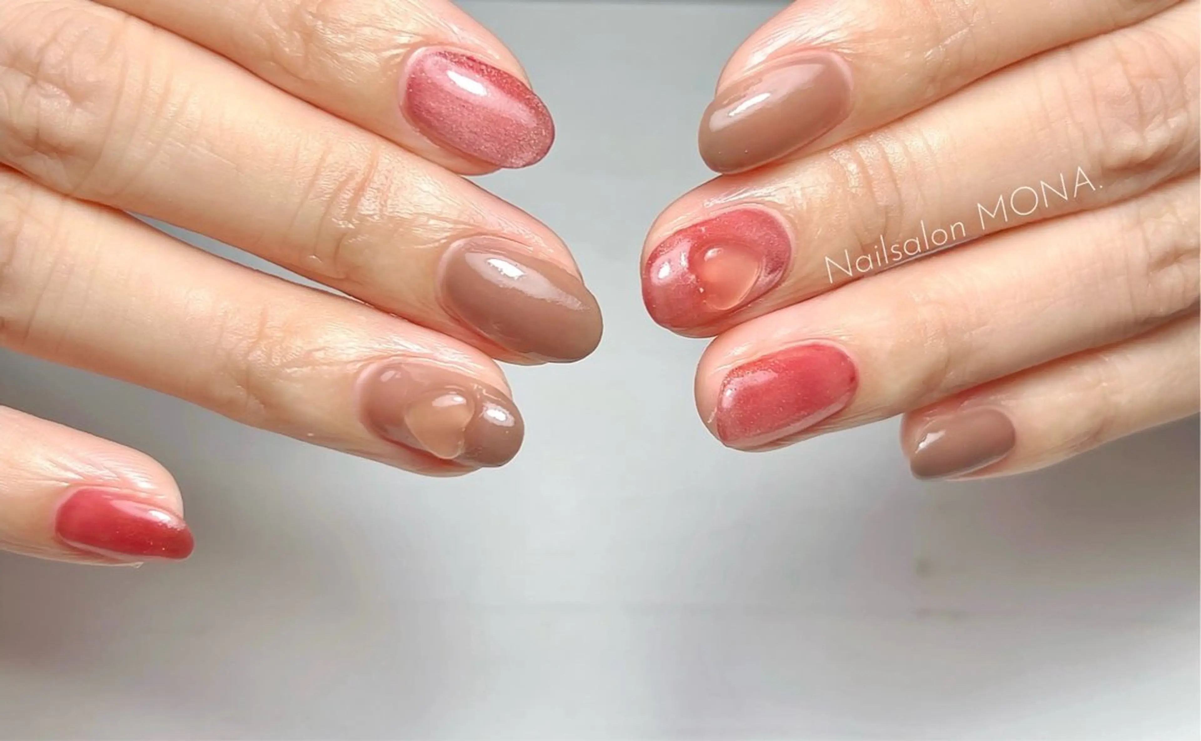 ネイル ハート Nailsalon MONA.のネイルデザイン