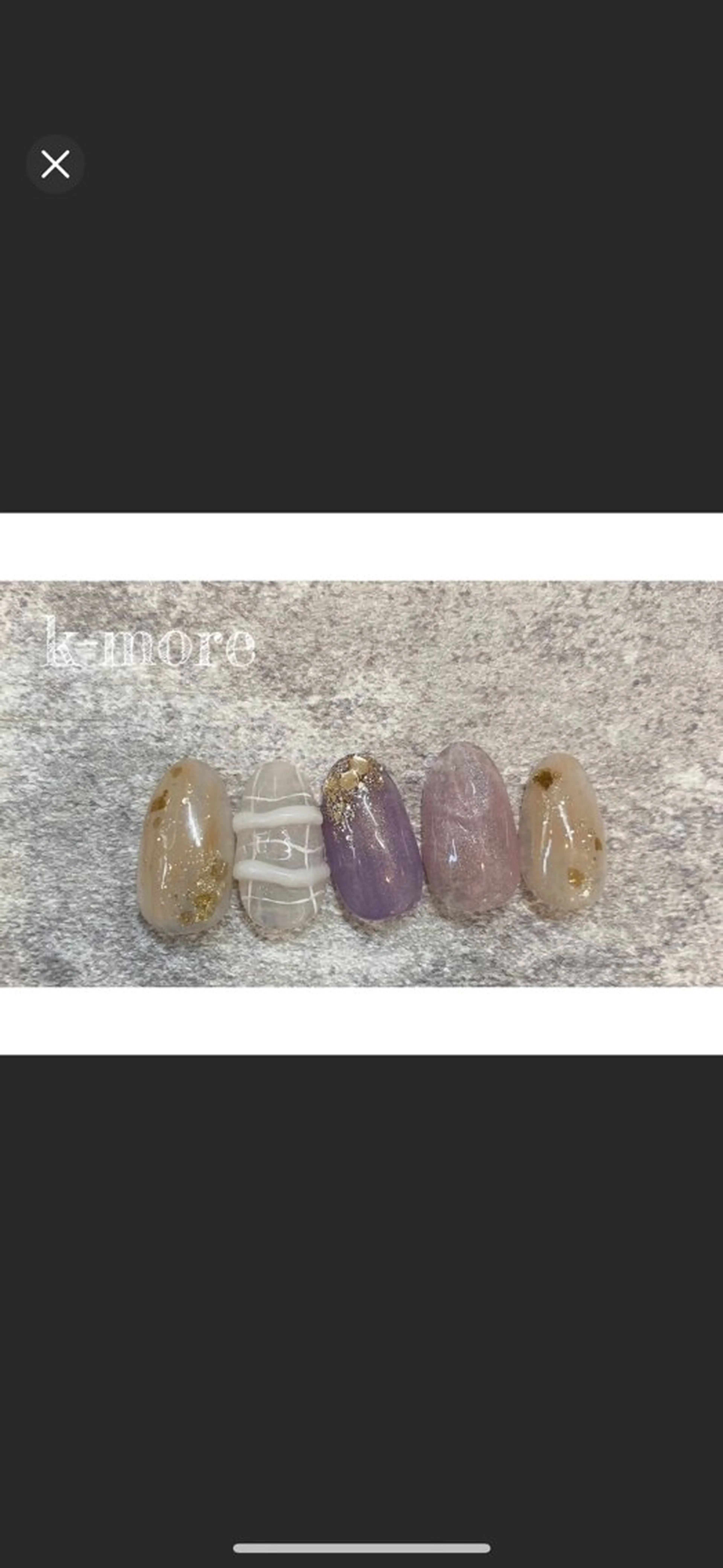 ネイル K-more（ケーモア）知立店所属・K-more知立店 まなみのネイルデザイン