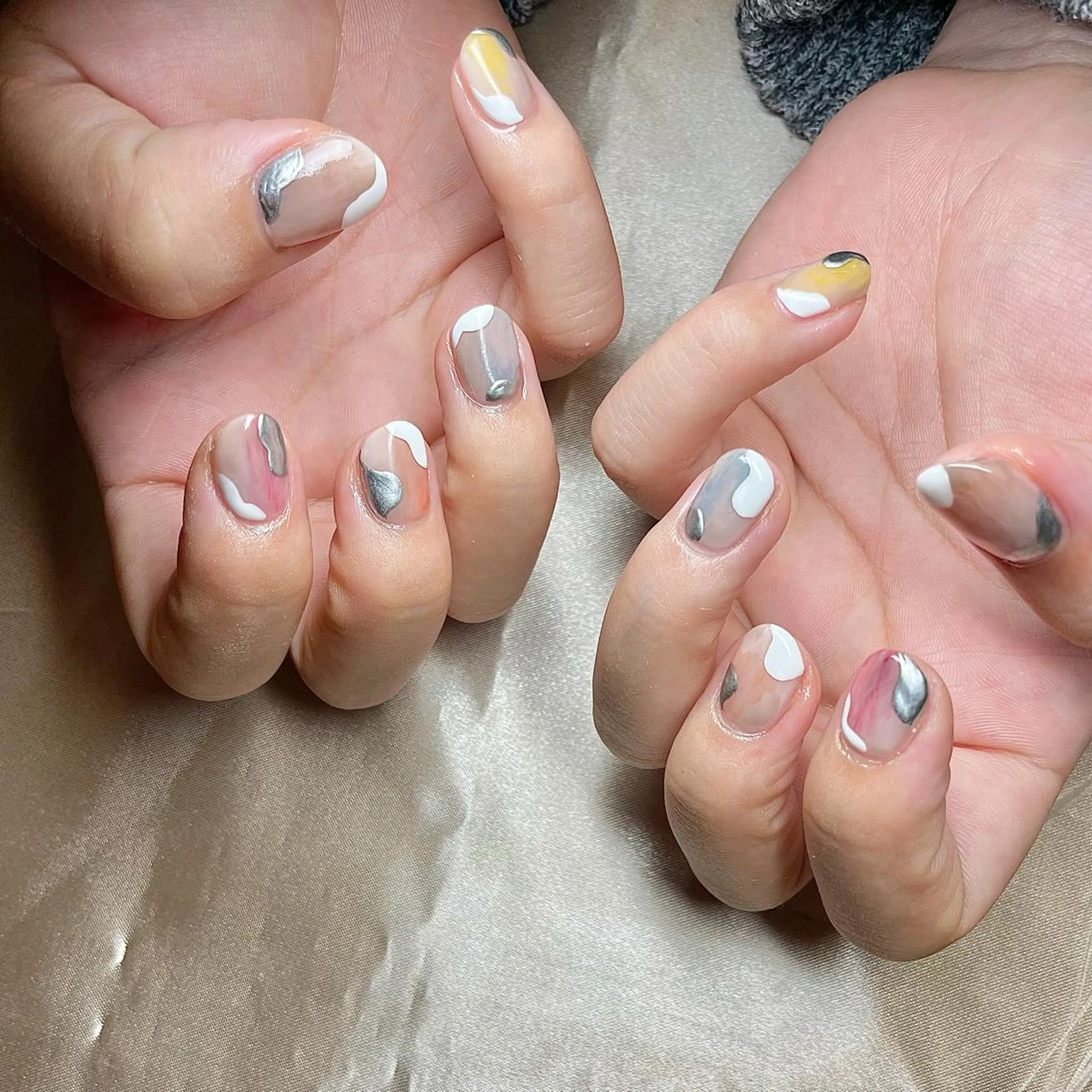 ショート カラー パーマ ヘアアレンジ メンズ キッズ ネイル マツエク・マツパ nail&eye Aoのマツエク・マツパデザイン