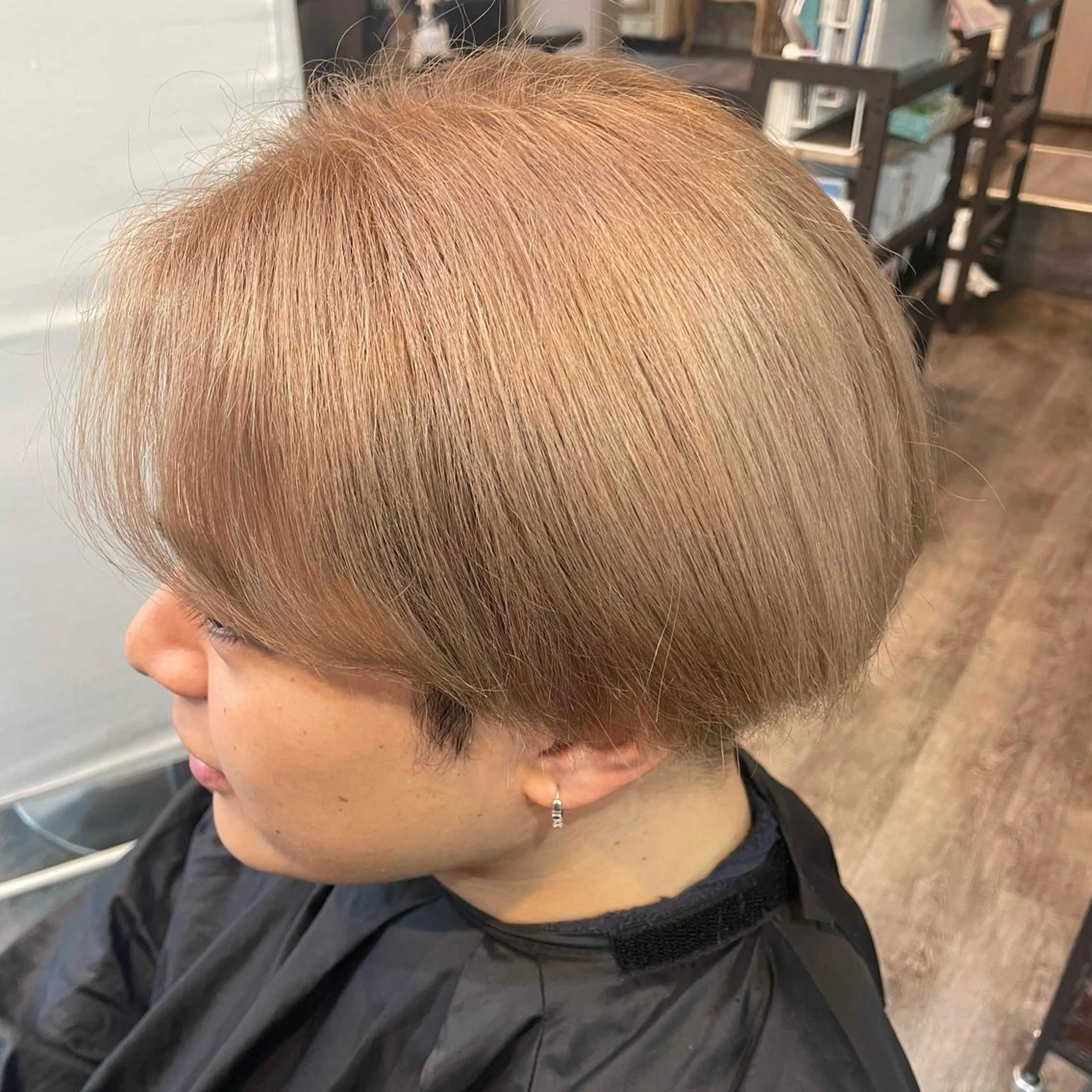 カラー ベージュカラー ミルクティーベージュ ピンクカラー ヘアカラー 渡邉 瑠奈のヘアスタイル