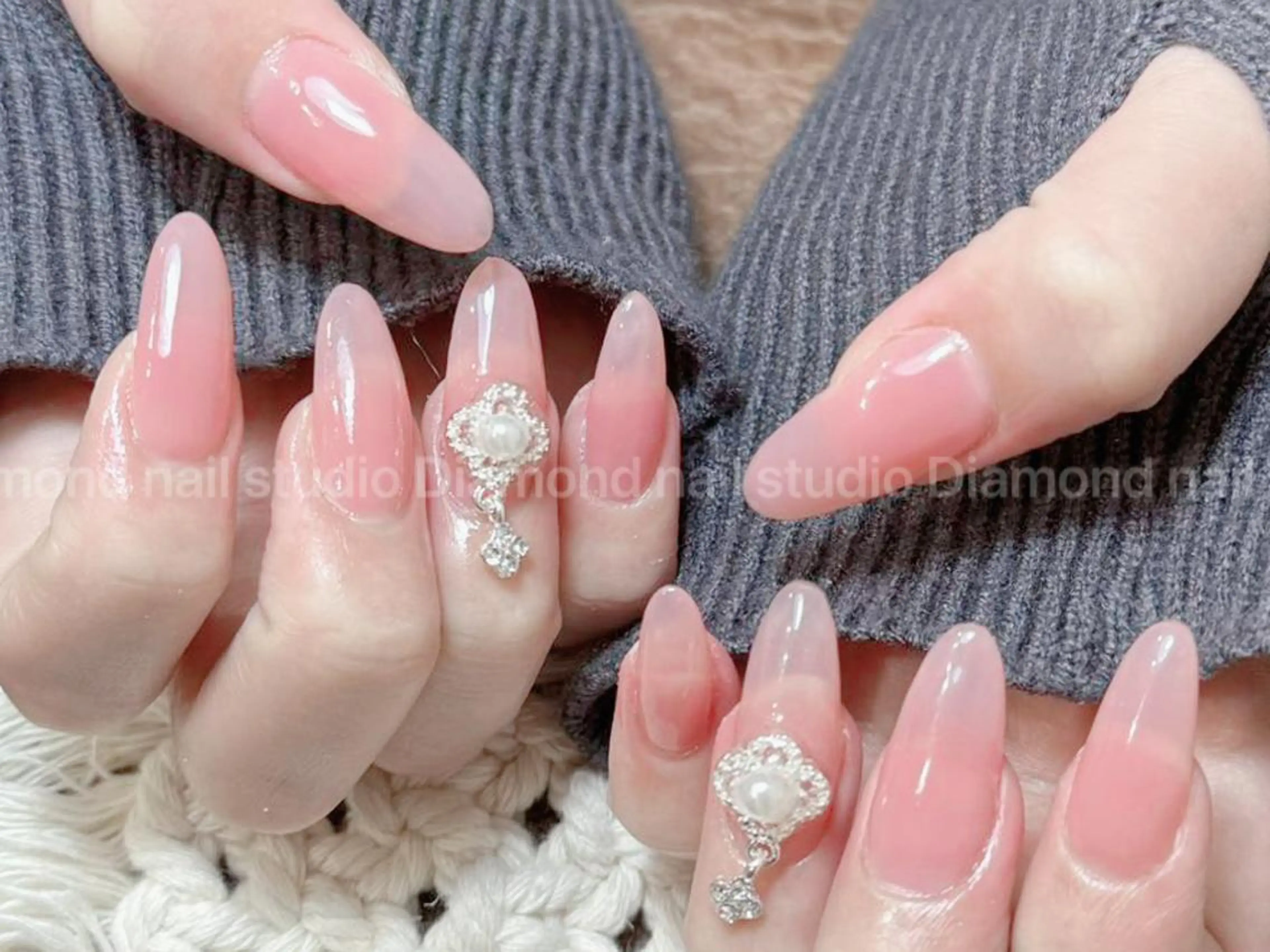 ロング ハンドネイル DIAMOND 💅のネイルデザイン