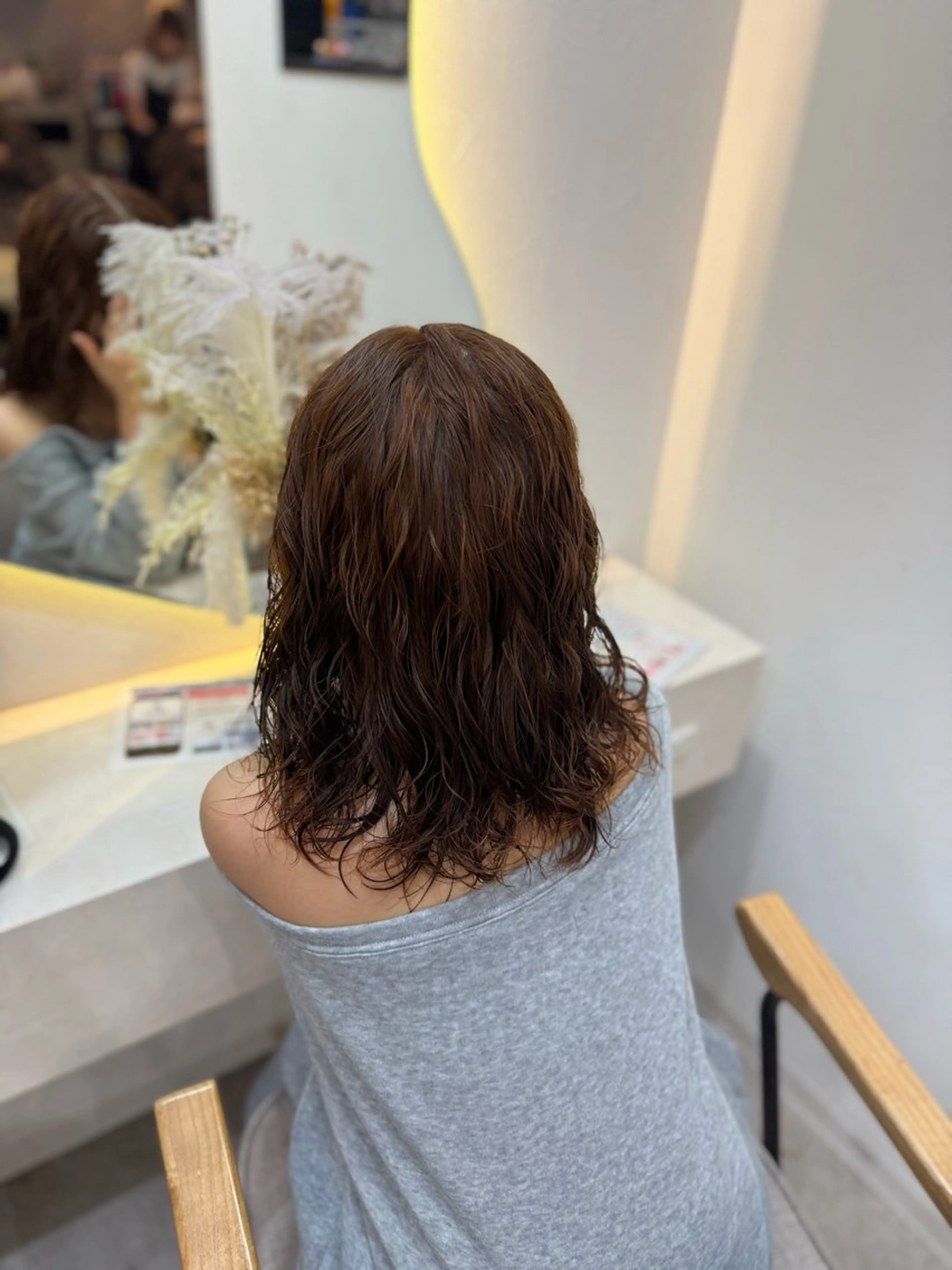 カラー ブラウンカラー オレンジ オレンジブラウン naho💚 カラーモデル様募集中のヘアスタイル