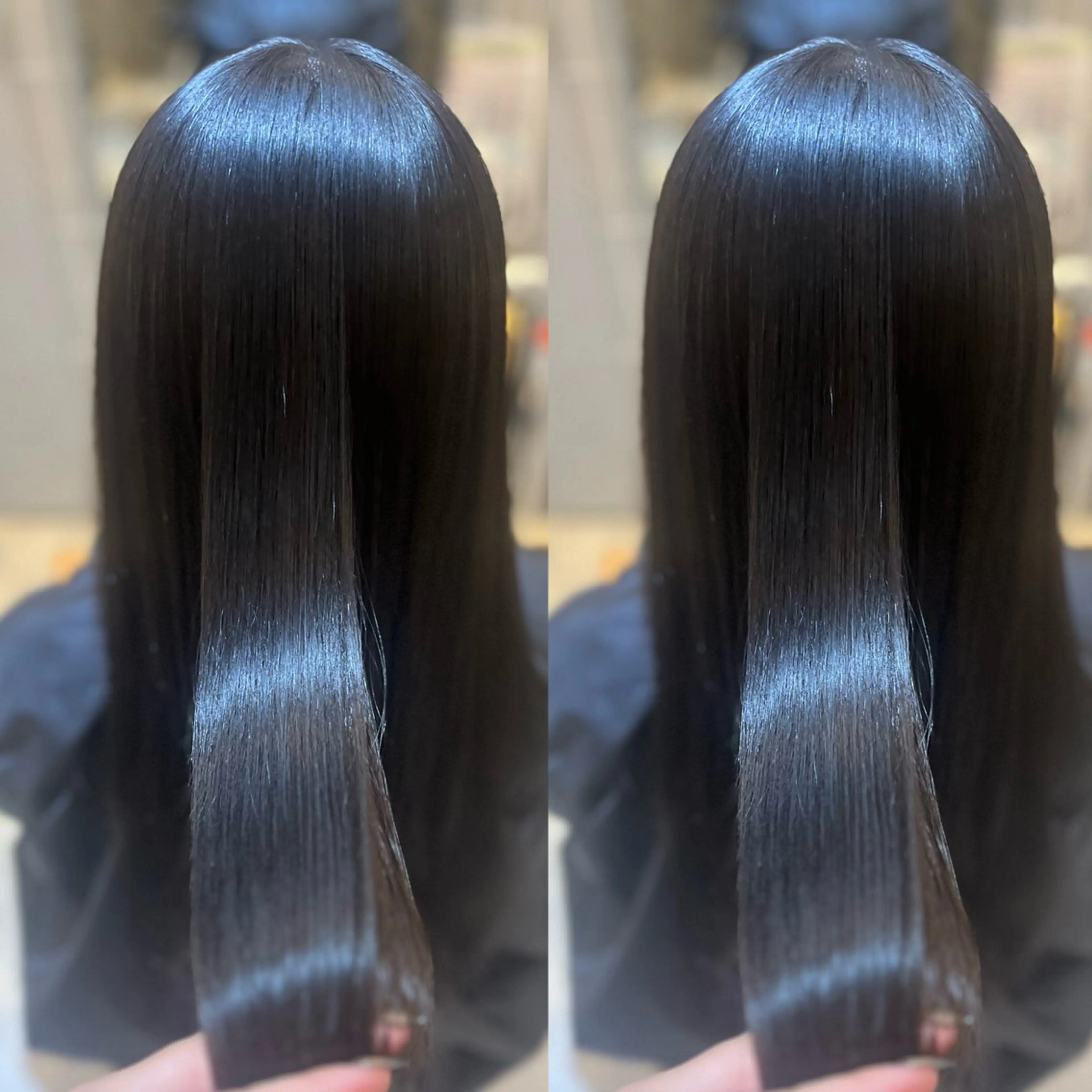 セミロング カラー 透明感カラー 髪質改善 レイヤーカット 縮毛矯正 トリートメント カット 縮毛矯正 トリートメント ラフィスヘアードープ所属・👑髪質改善wカラー /ハイトーン/アユカのヘアスタイル