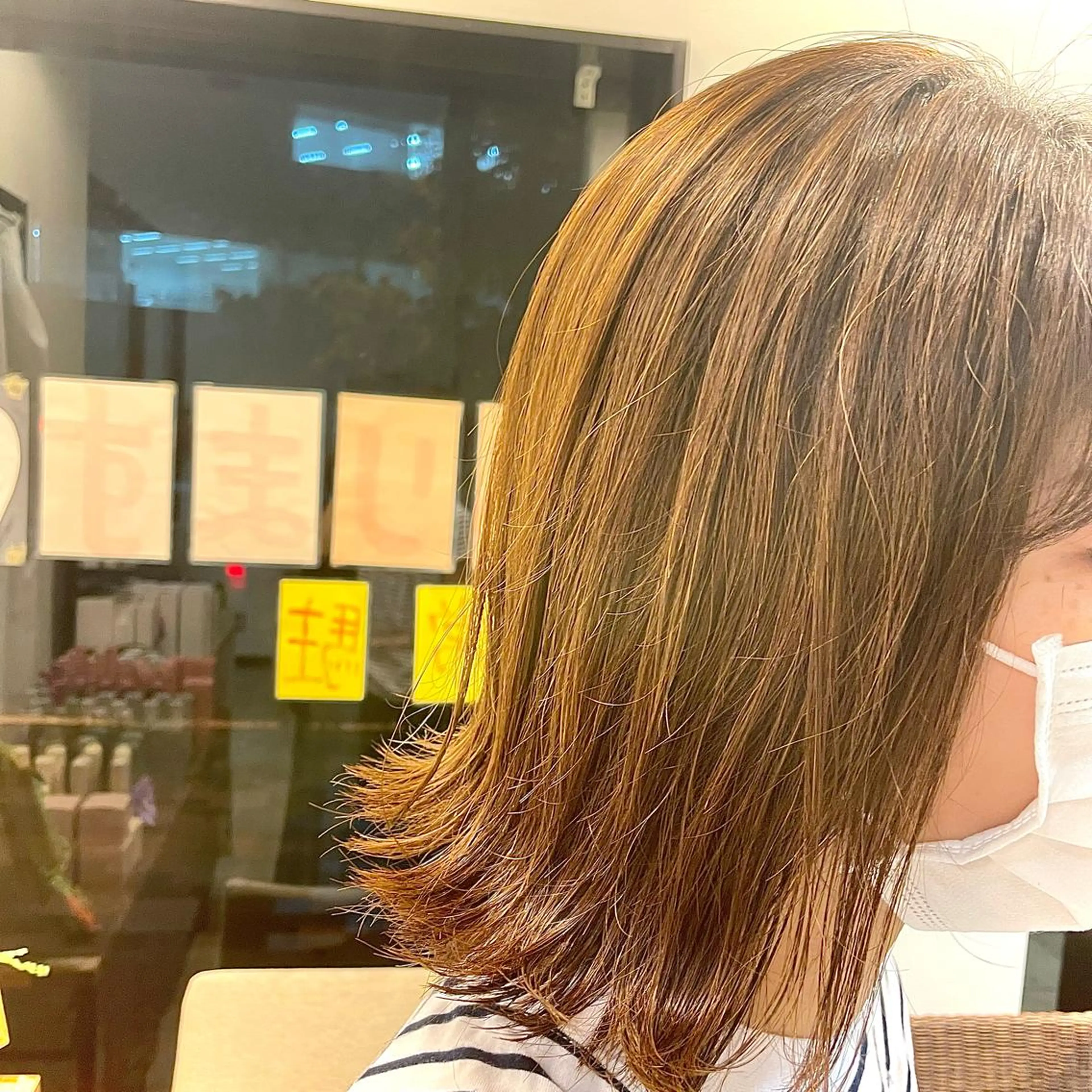 ミディアム ヘアアレンジ カット 吉田 桃夏のヘアスタイル