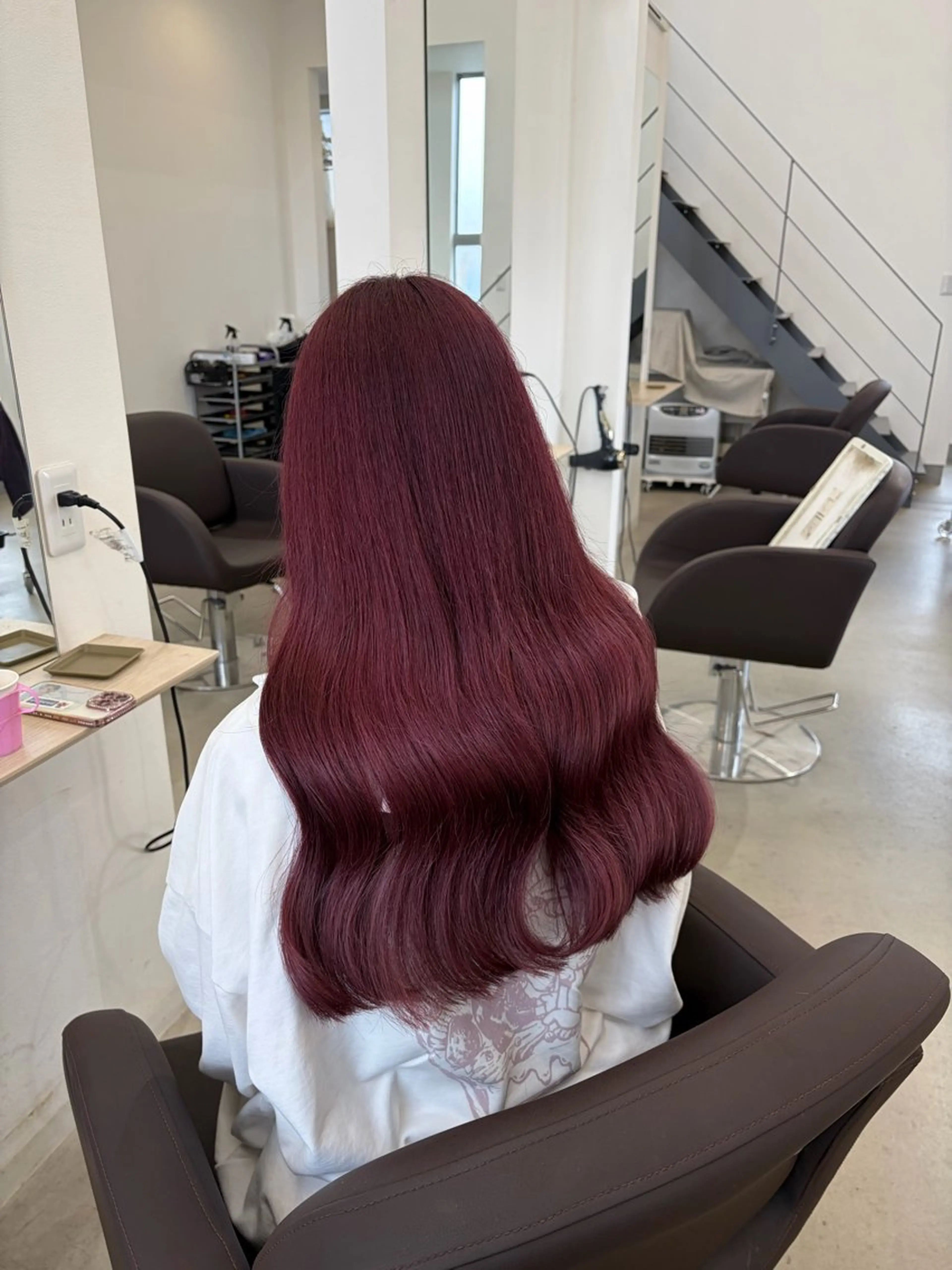 ロング ヘアカラー 栗原 響のヘアスタイル