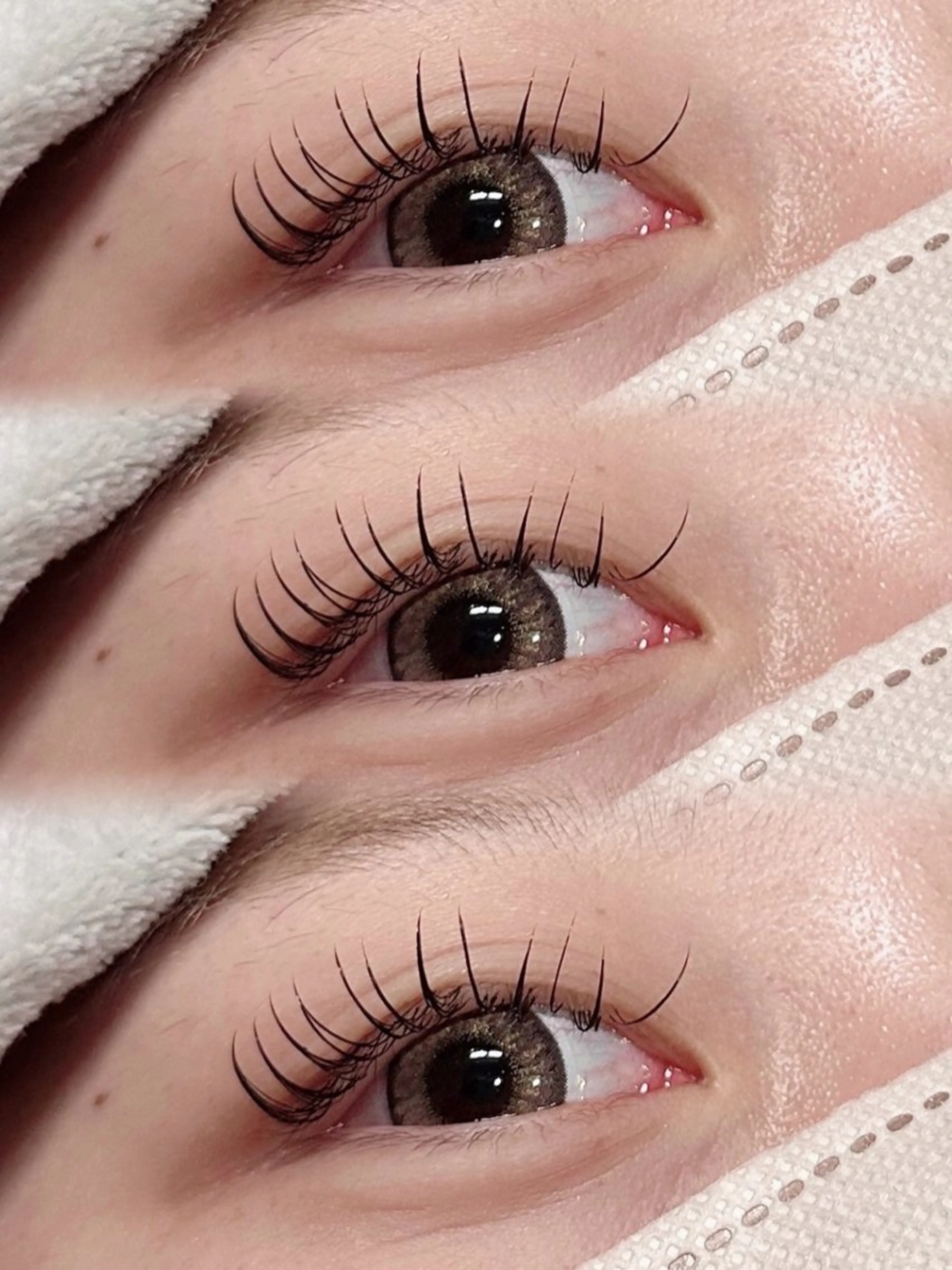 マツエク・マツパ フラットラッシュ 🤍束感マツエク /難波/moe/🤍のマツエク・マツパデザイン