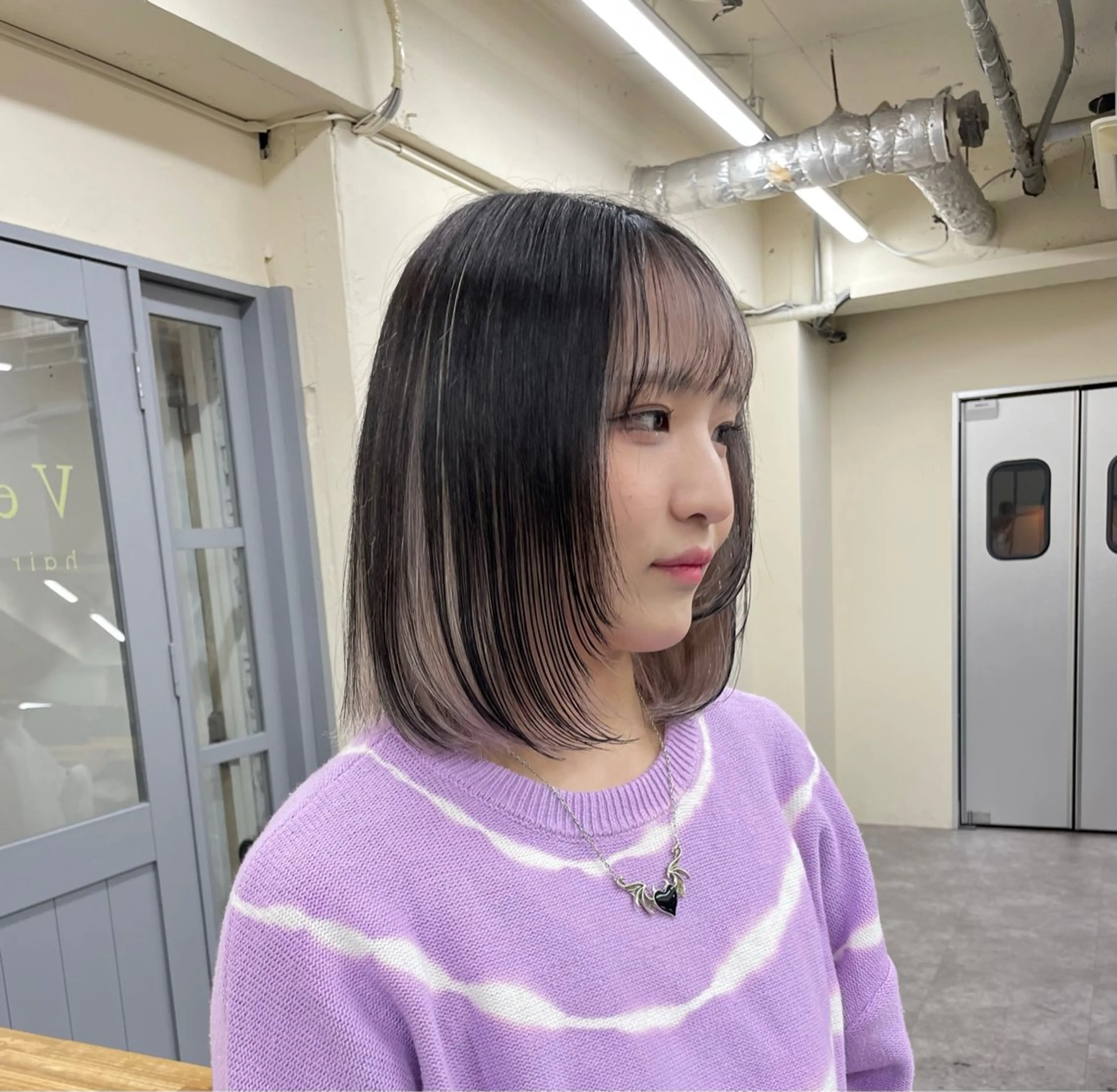 ミディアム ミルクティーベージュ 💫HARUTOのヘアスタイル