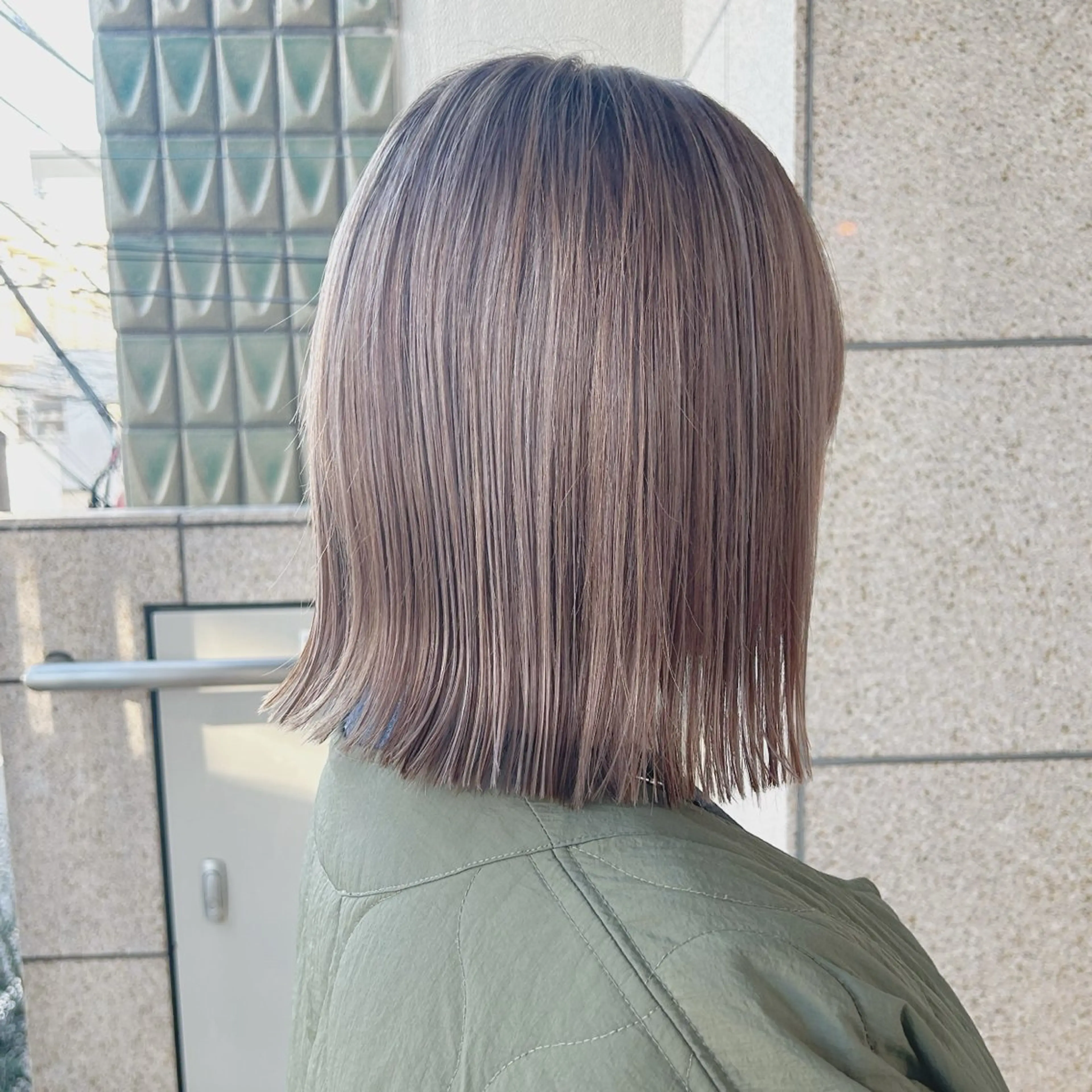 ミディアム カラー ヘアアレンジ ハイライトカラー ハイライト gosgo所属・✨️ボブカット中村 真緒✨️のヘアスタイル