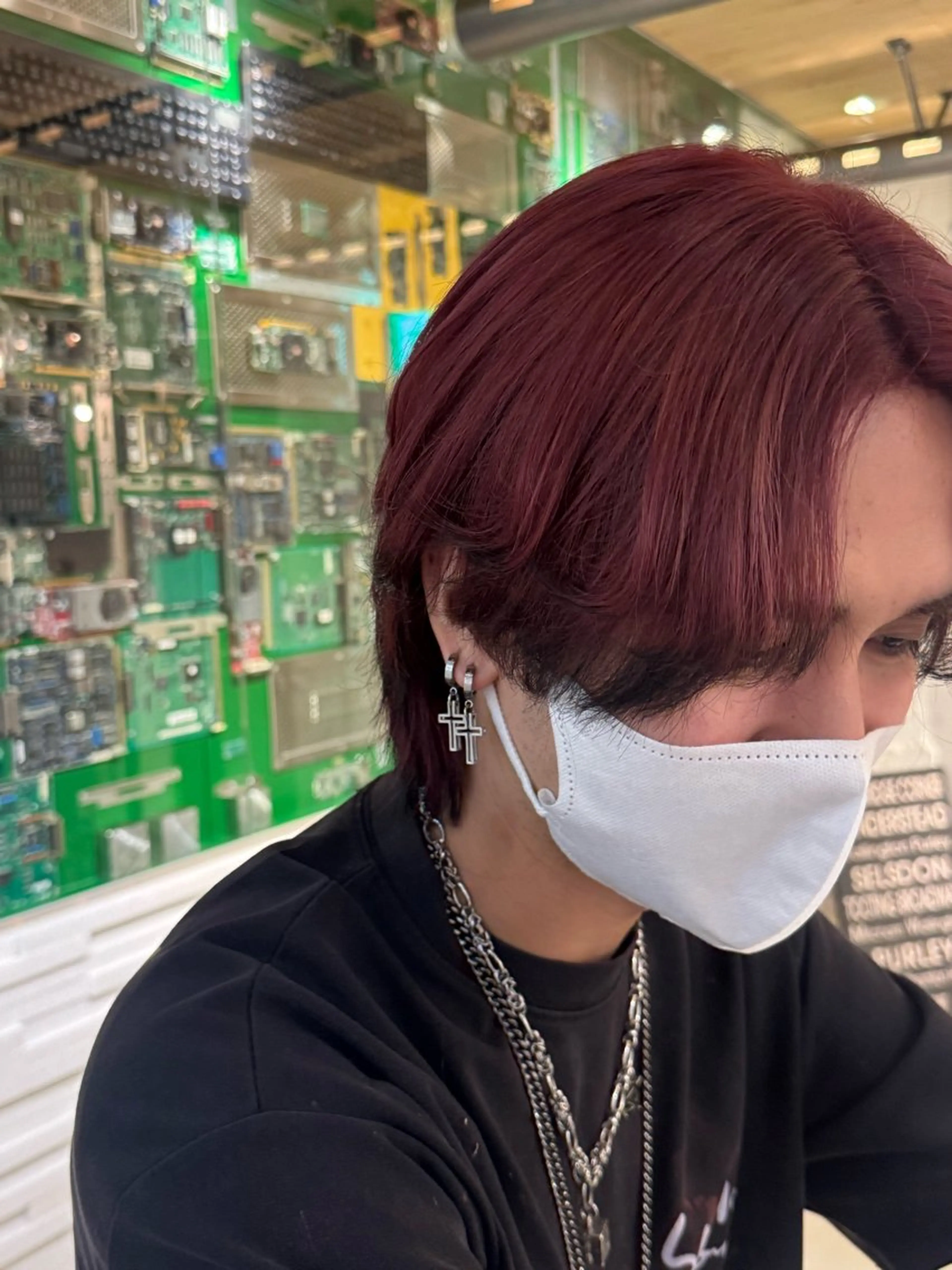 メンズ ヘアカラー 🌶推しカラー RINA🌶´-のヘアスタイル