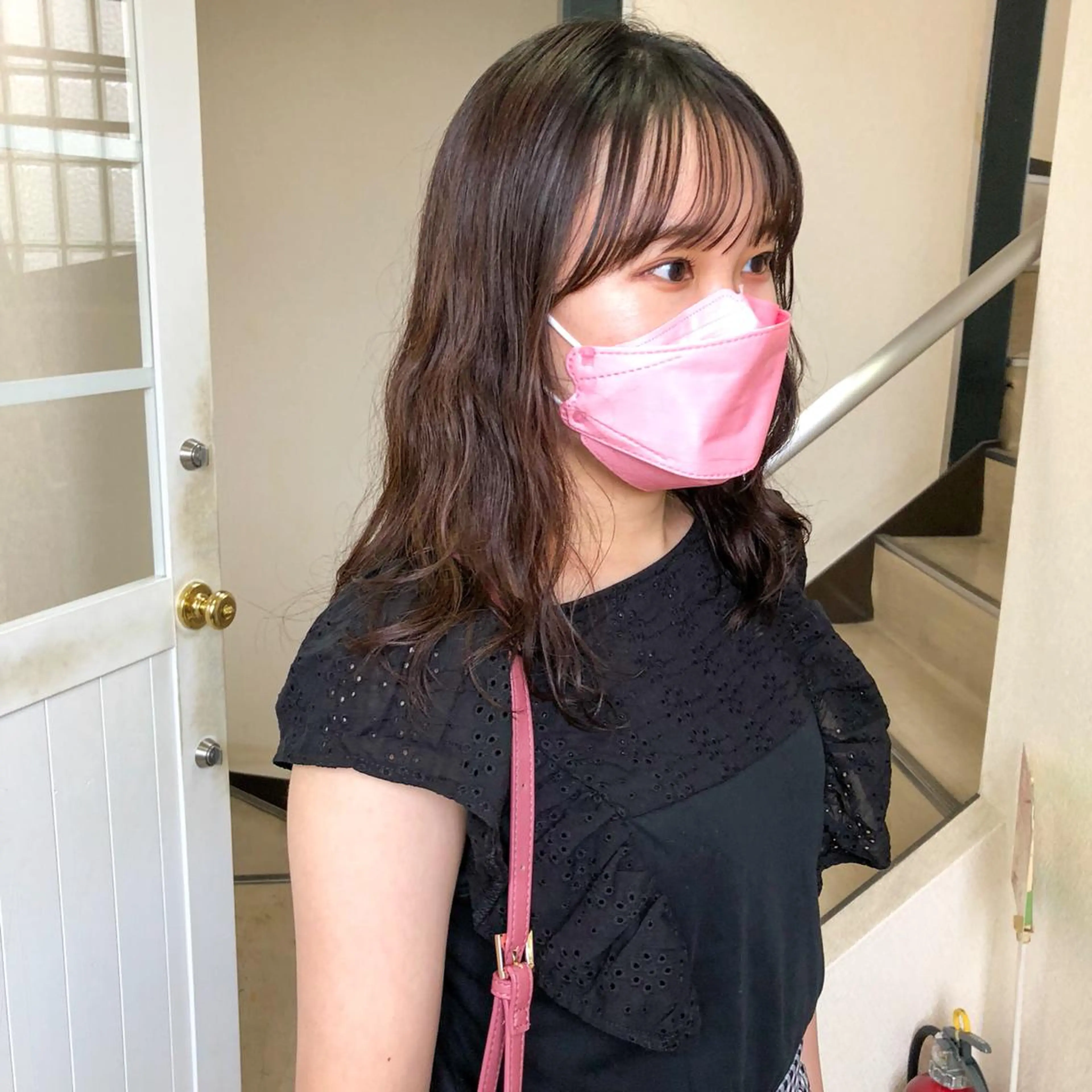 セミロング パーマ セミロングパーマ デジタルパーマ カット パーマ 水野 雪 /パーマ/暖色カラーのヘアスタイル