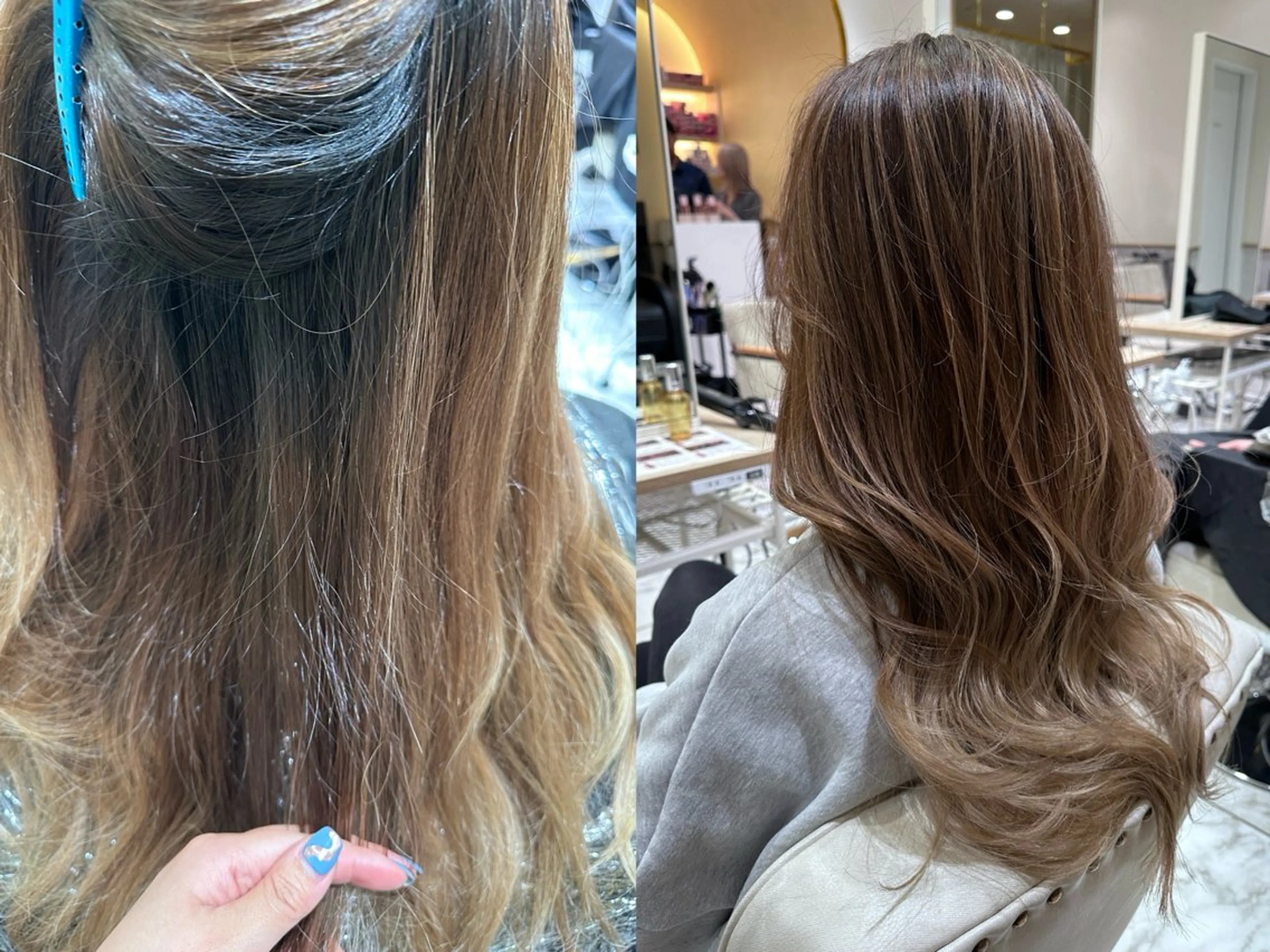 ロング カラー AMI ウルフパーマ/メンズのヘアスタイル