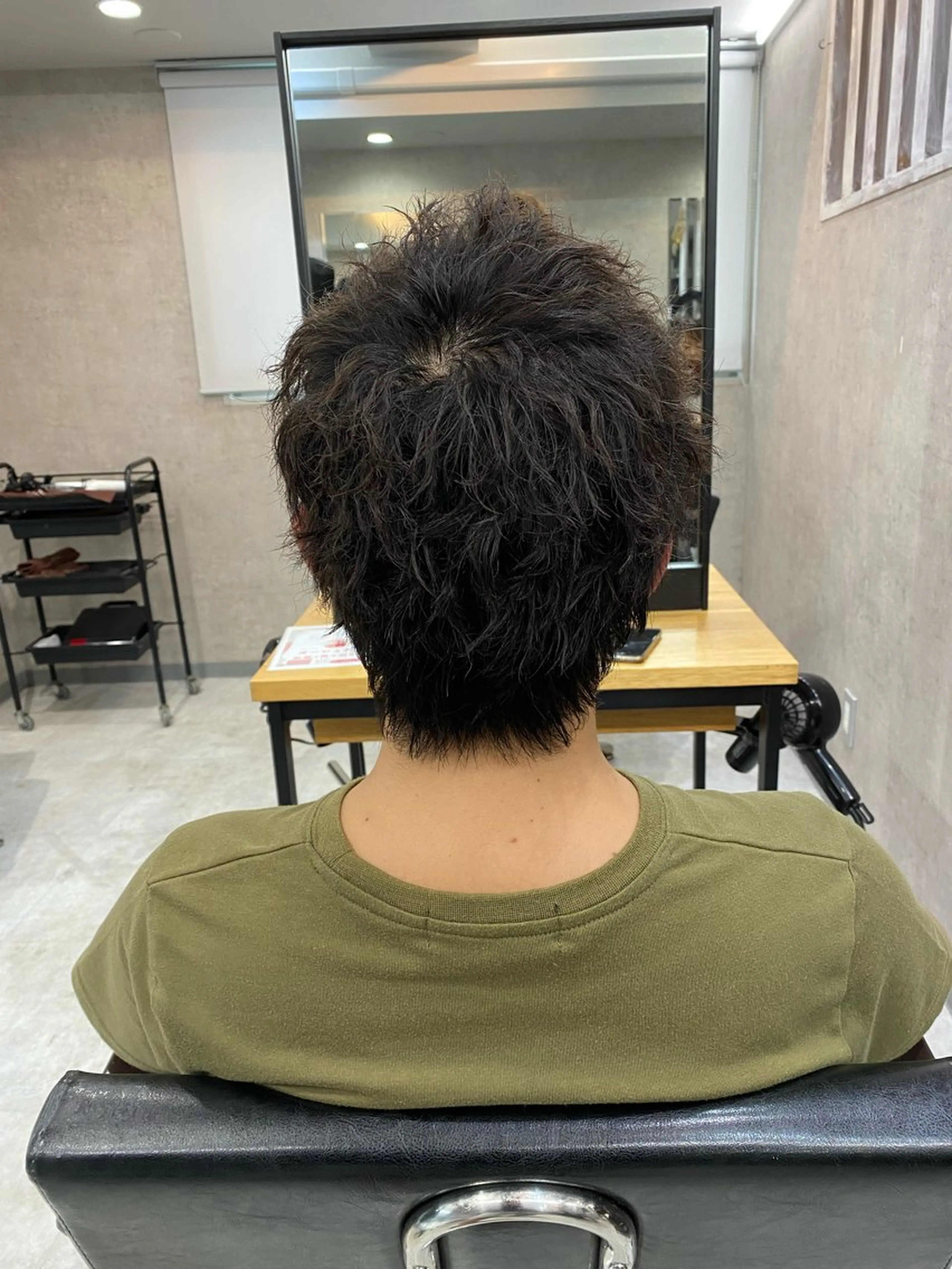 ショート パーマ メンズ メンズウルフカット ウルフカット カット パーマ 🐉『メンズ美容師』 吉田龍星🐉のヘアスタイル