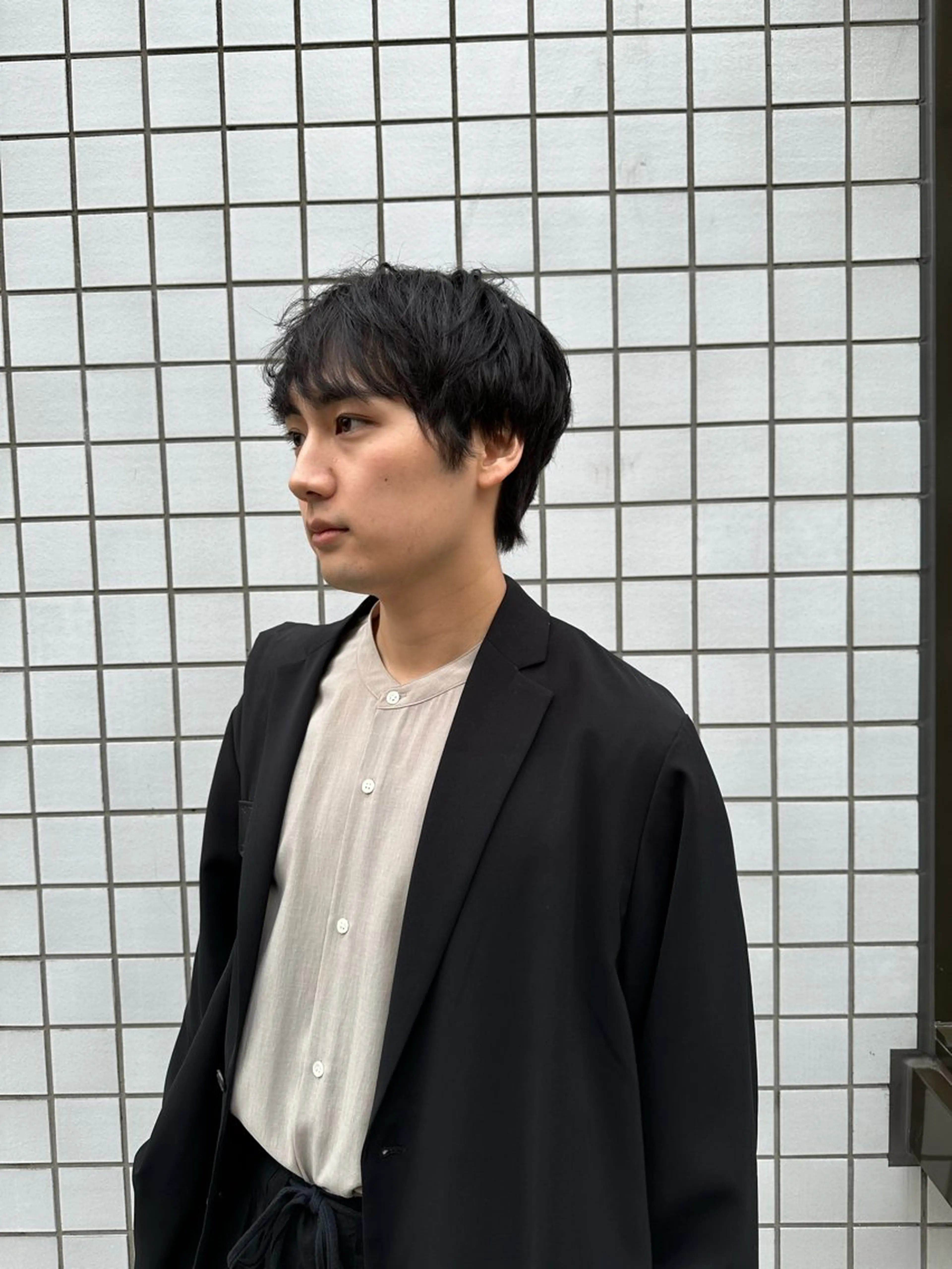 メンズ マッシュ メンズパーマ メンズショート スパイキーショート メンズスパイラルパーマ 似合わせカット /パーマ岡本淳平のヘアスタイル