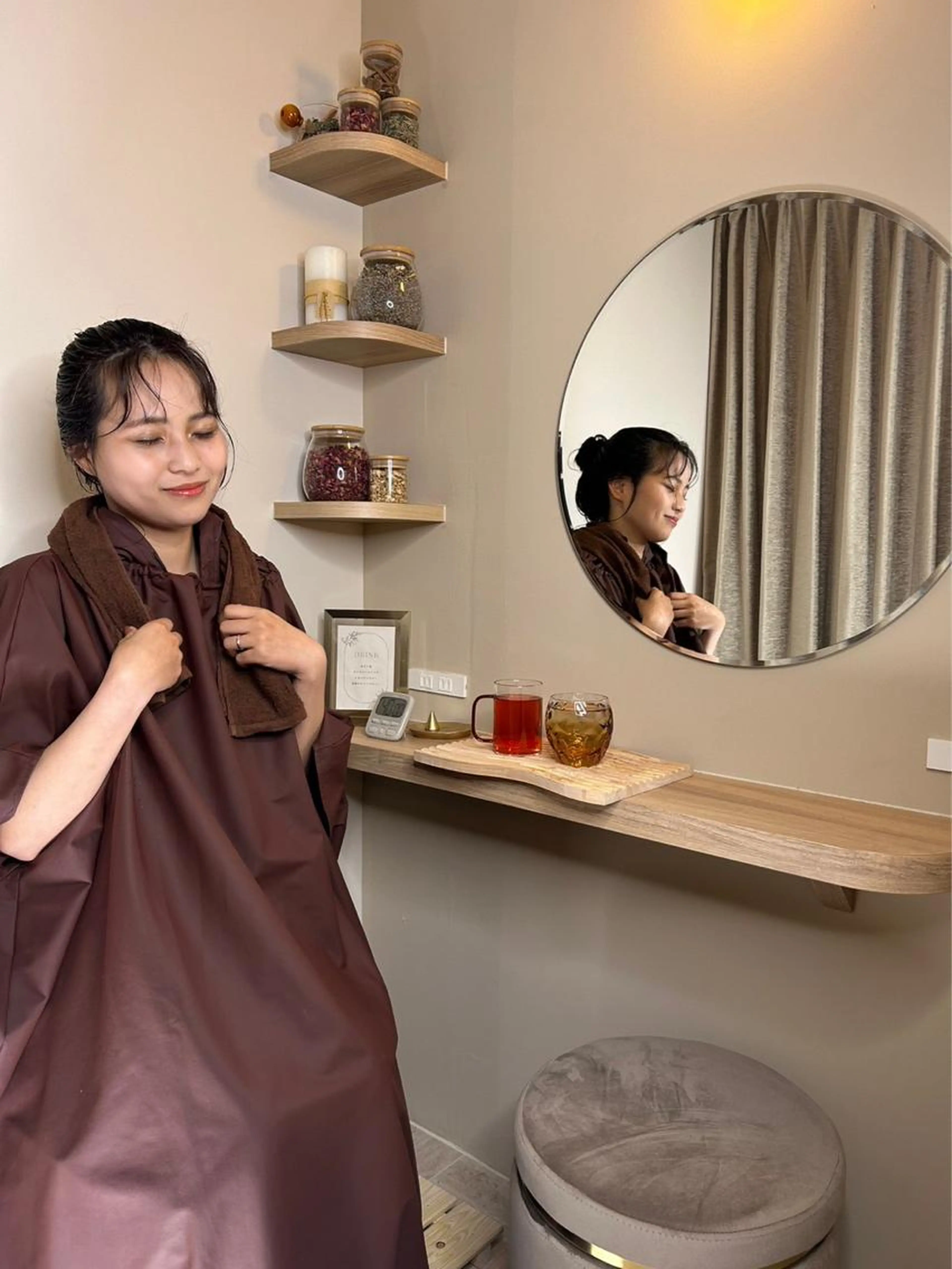 【ミニモ限定価格★定番よもぎ蒸し】手ぶらでOK♪スタンダードコースの写真