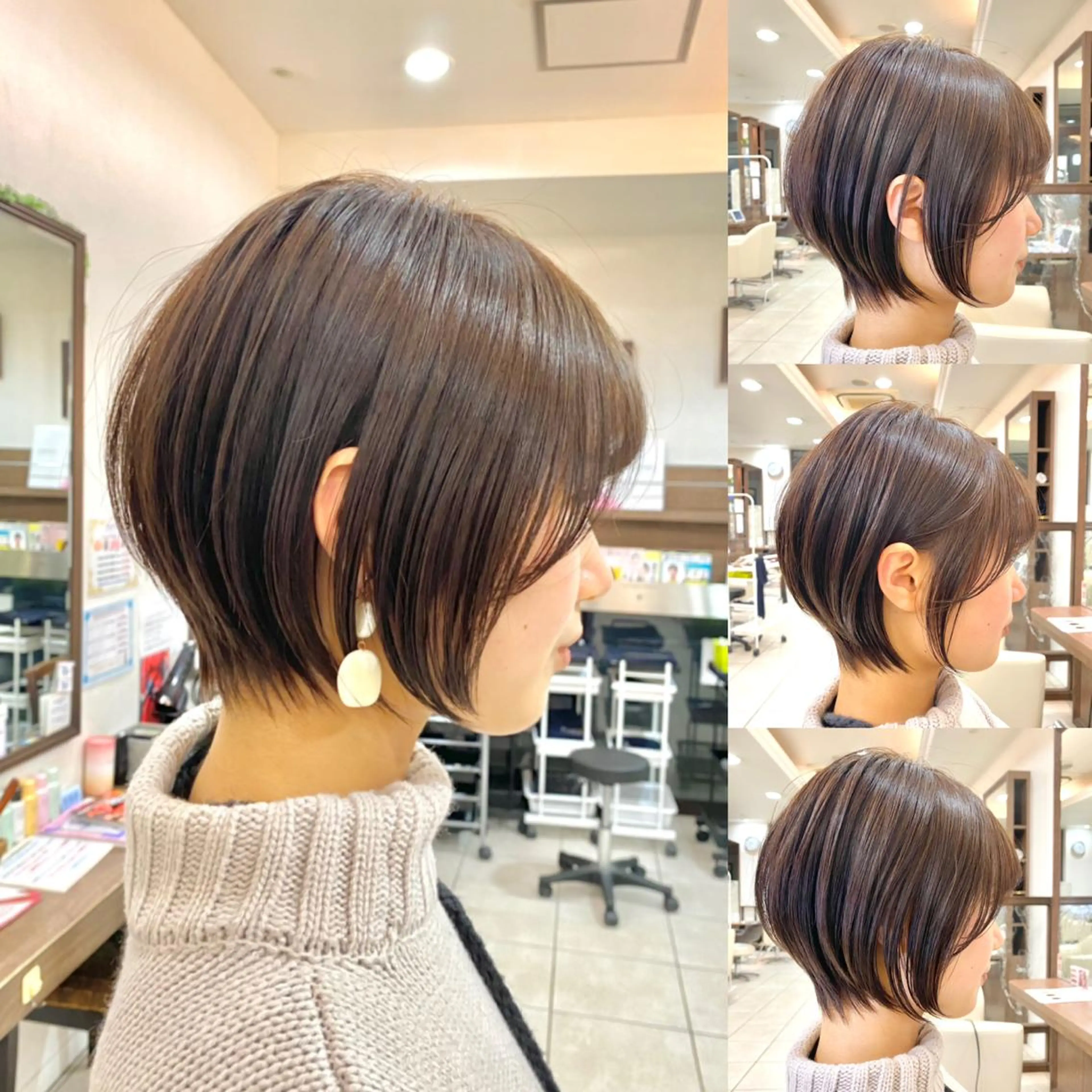 ショート カット ヘアカラー トリートメント 《大人気髪質改善》 プログレス国分寺店のヘアスタイル