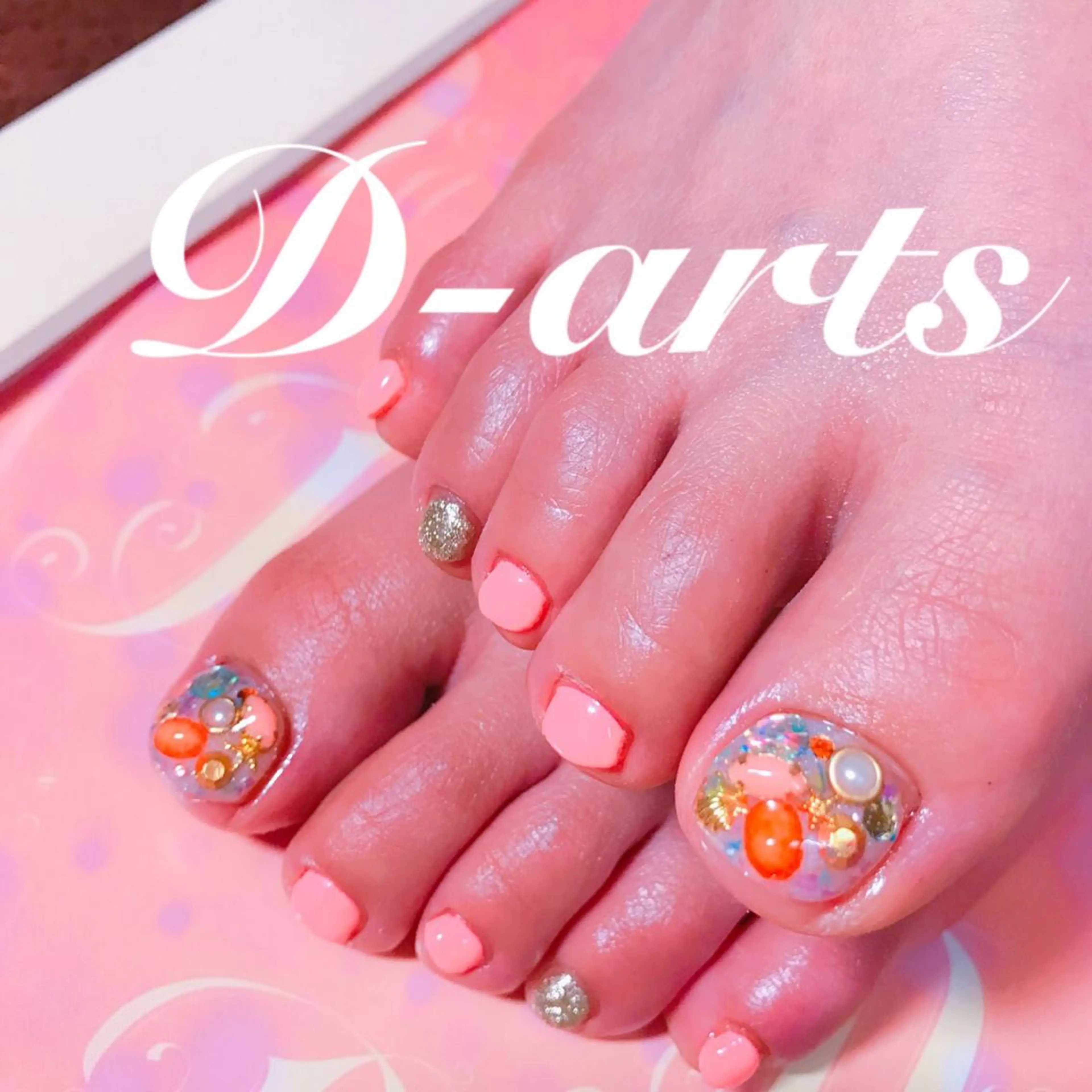 ネイル フットネイル S&S 村田小百合のネイルデザイン