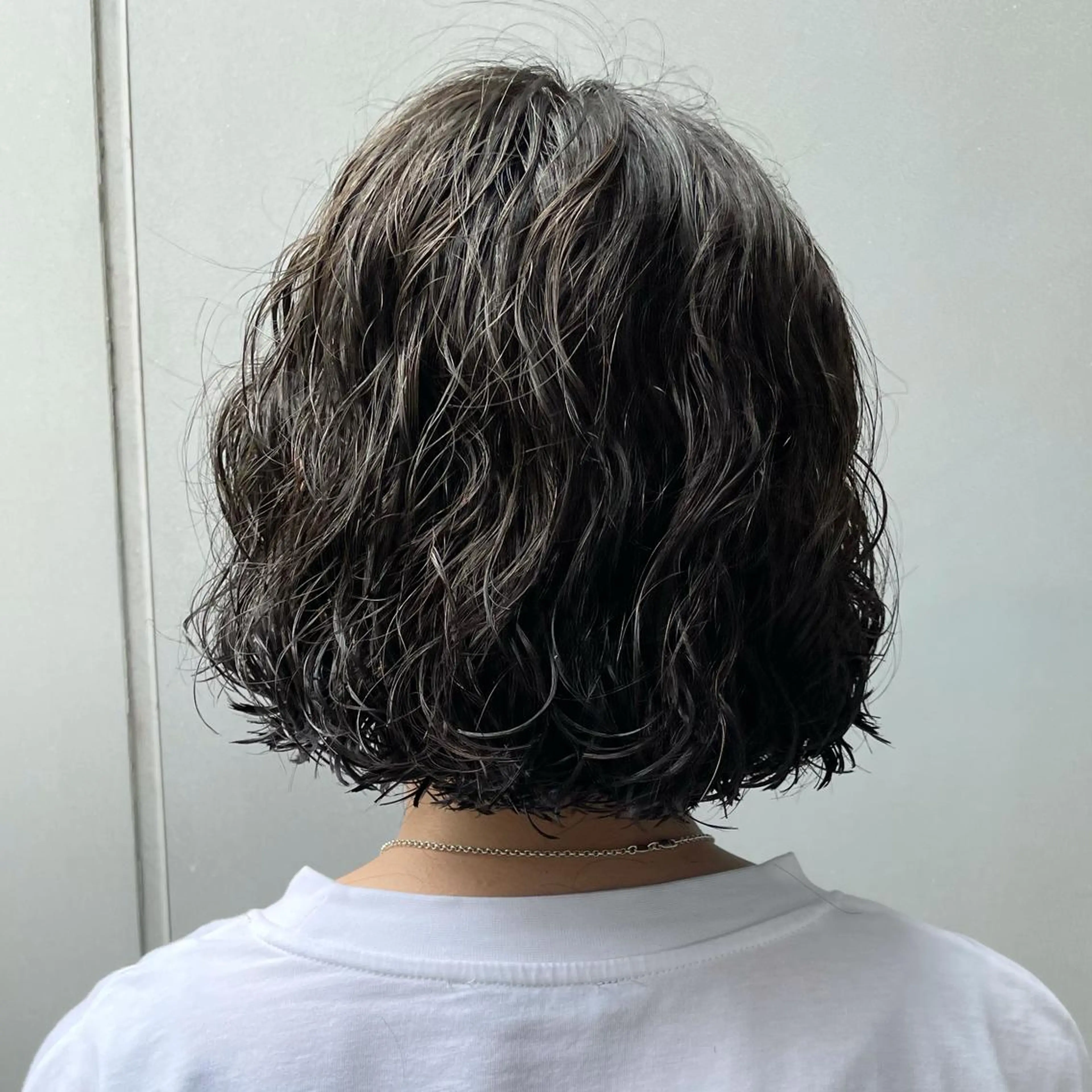 ミディアム カラー パーマ キッズ オトナヘア🌸 harukaのヘアスタイル