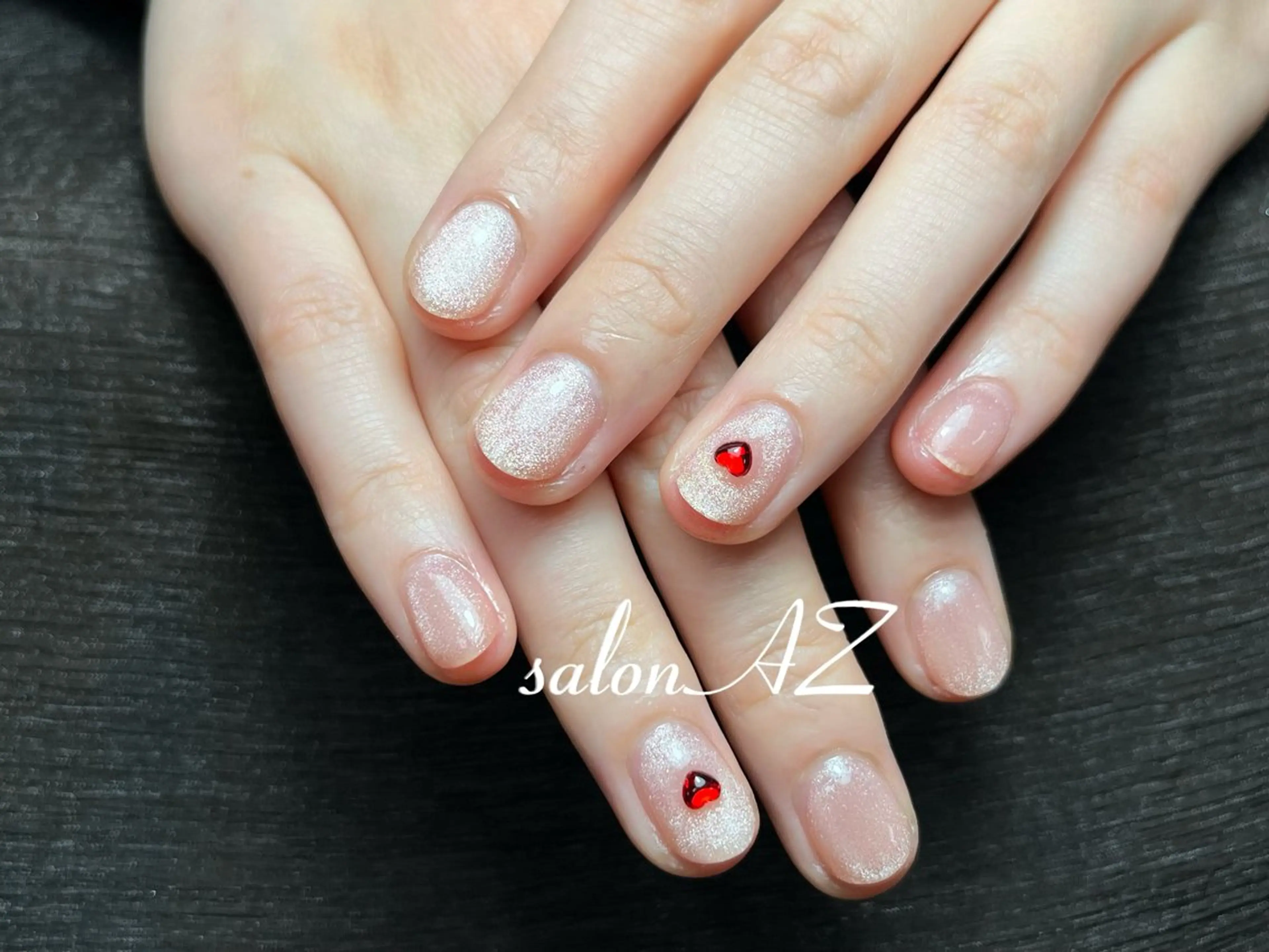 ネイル 長さ出し フットネイル フレンチネイル マグネットネイル ニュアンスネイル salon AZのネイルデザイン