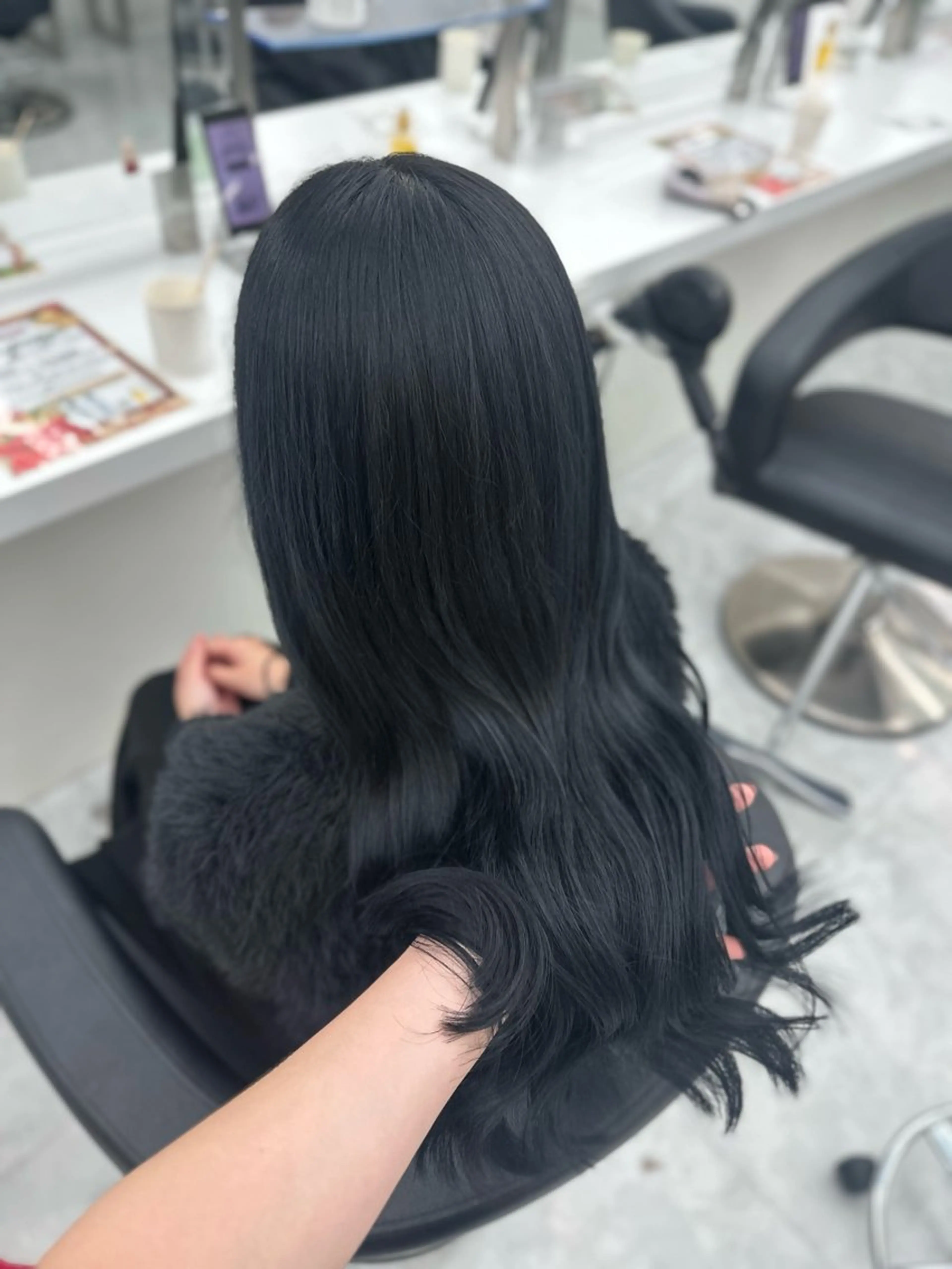 ロング カラー カット ヘアカラー トリートメント ヘッドスパ ヘアセット ガーリーstyle ❤︎misaki🏹のヘアスタイル