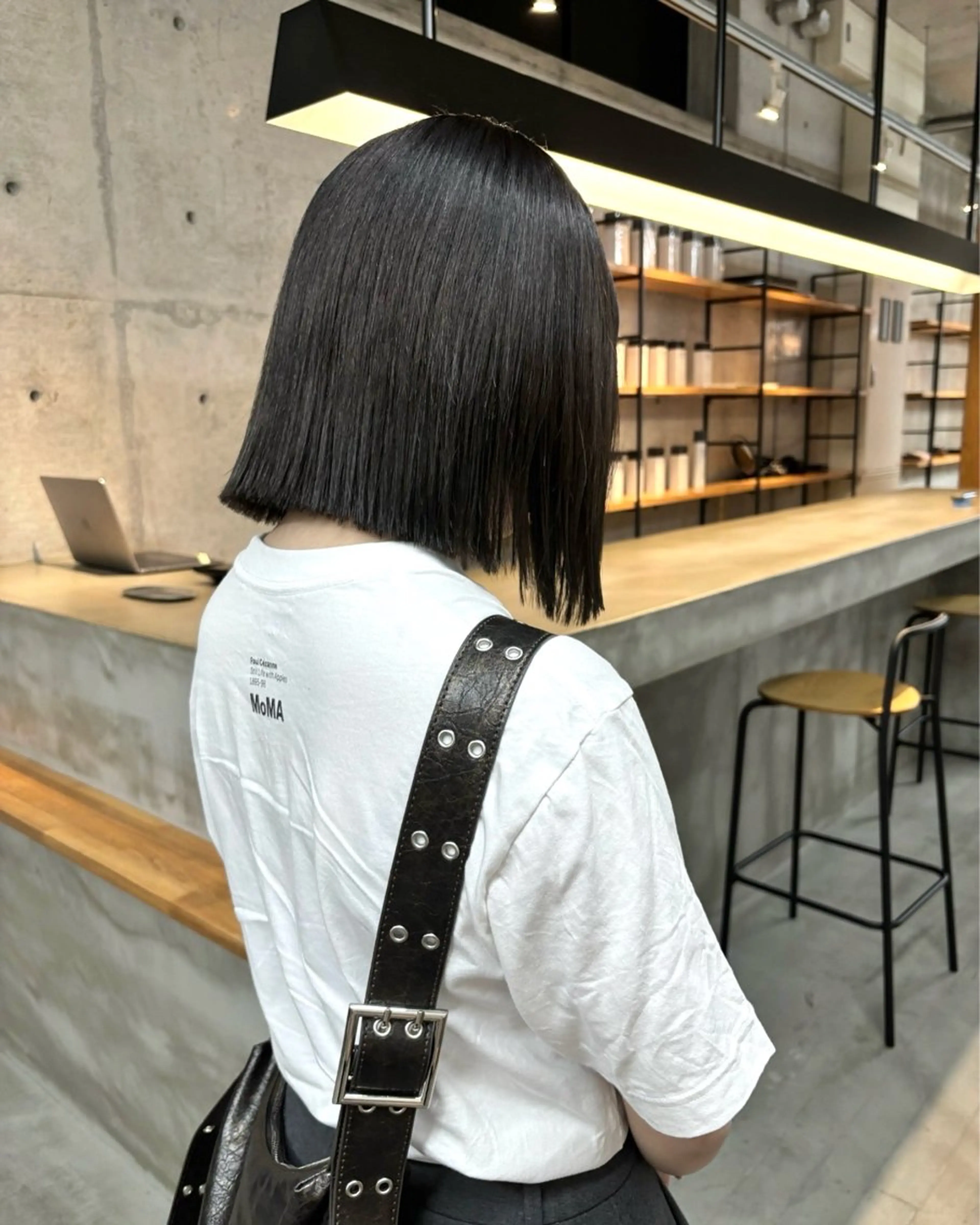 ミディアム カット son hair所属・葉 /透明感カラーのヘアスタイル