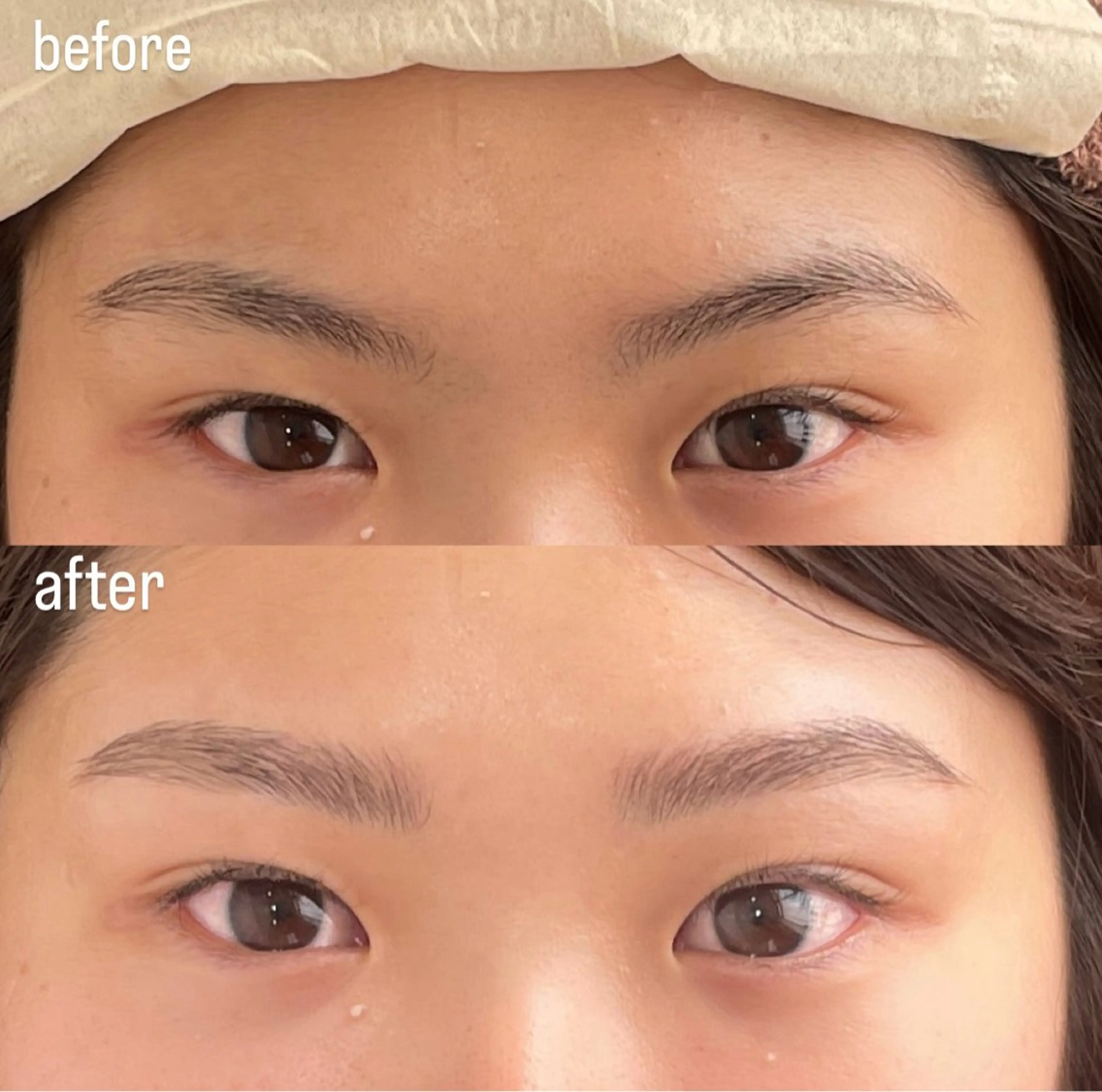 メイク時短✨【眉毛Wax +眉毛リフト】アイブロウスタイリング🫧の写真